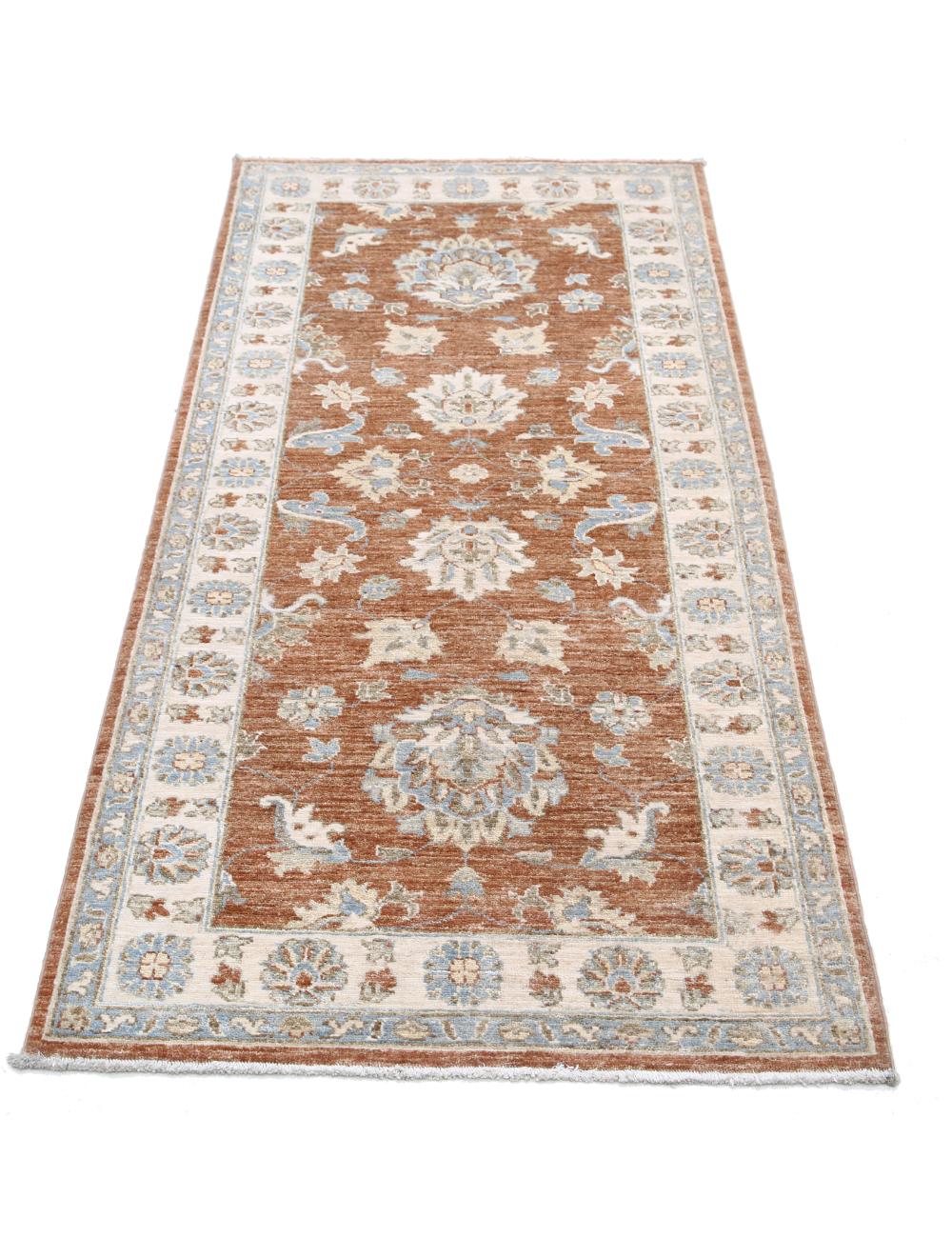 Hand Knotted Ziegler Farhan Wool Rug - 2'6'' x 5'9'' Arteverk Arteverk Rugs