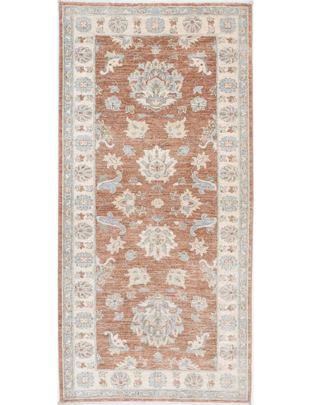 Hand Knotted Ziegler Farhan Wool Rug - 2'6'' x 5'9''