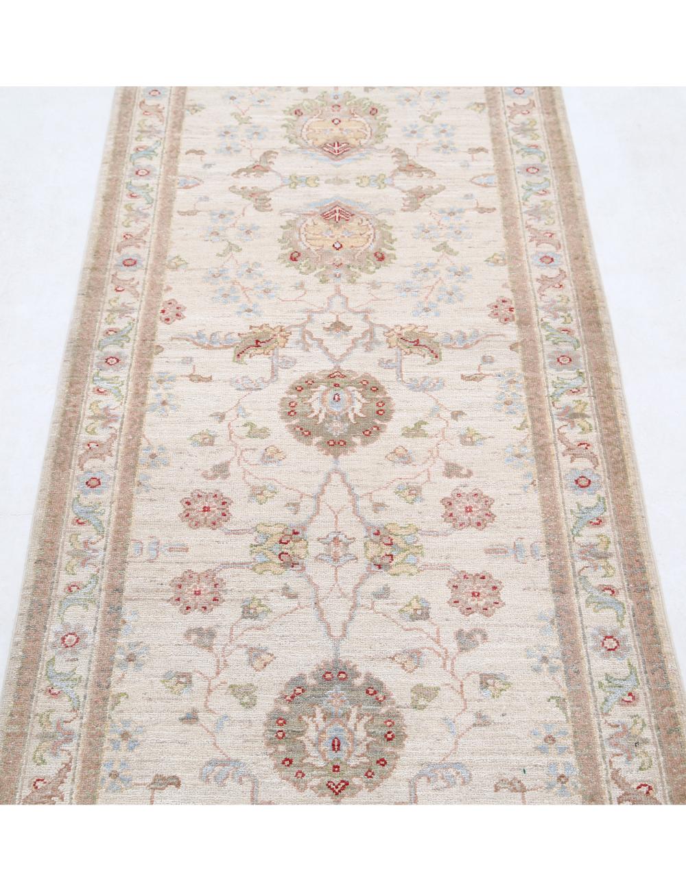 Hand Knotted Ziegler Farhan Wool Rug - 2'8'' x 8'4'' Arteverk Arteverk Rugs