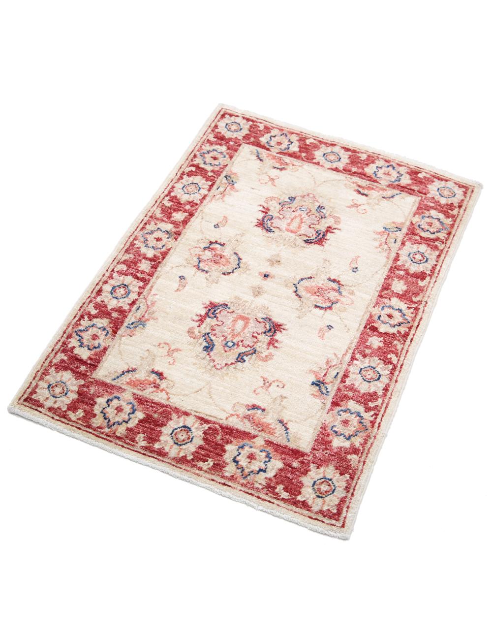 Hand Knotted Ziegler Farhan Wool Rug - 1'11'' x 2'11'' Arteverk Arteverk Rugs