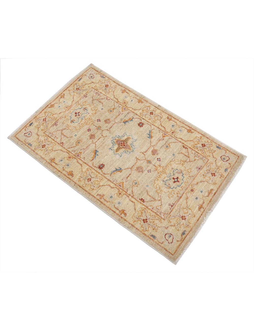 Hand Knotted Ziegler Farhan Wool Rug - 2'0'' x 3'1'' Arteverk Arteverk Rugs