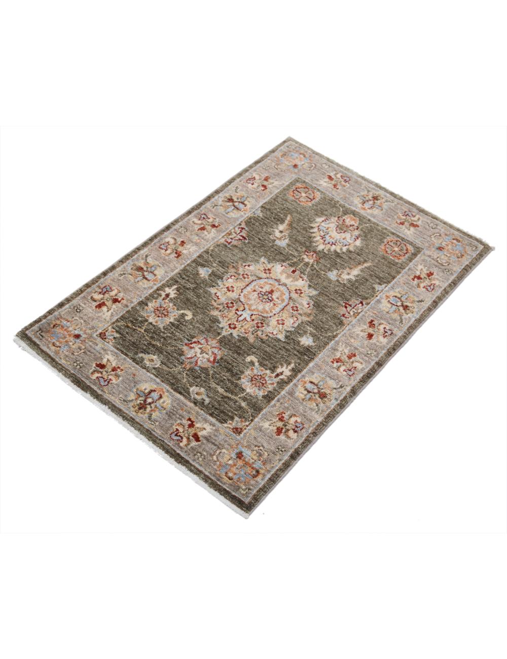 Hand Knotted Ziegler Farhan Wool Rug - 2'0'' x 2'11'' Arteverk Arteverk Rugs