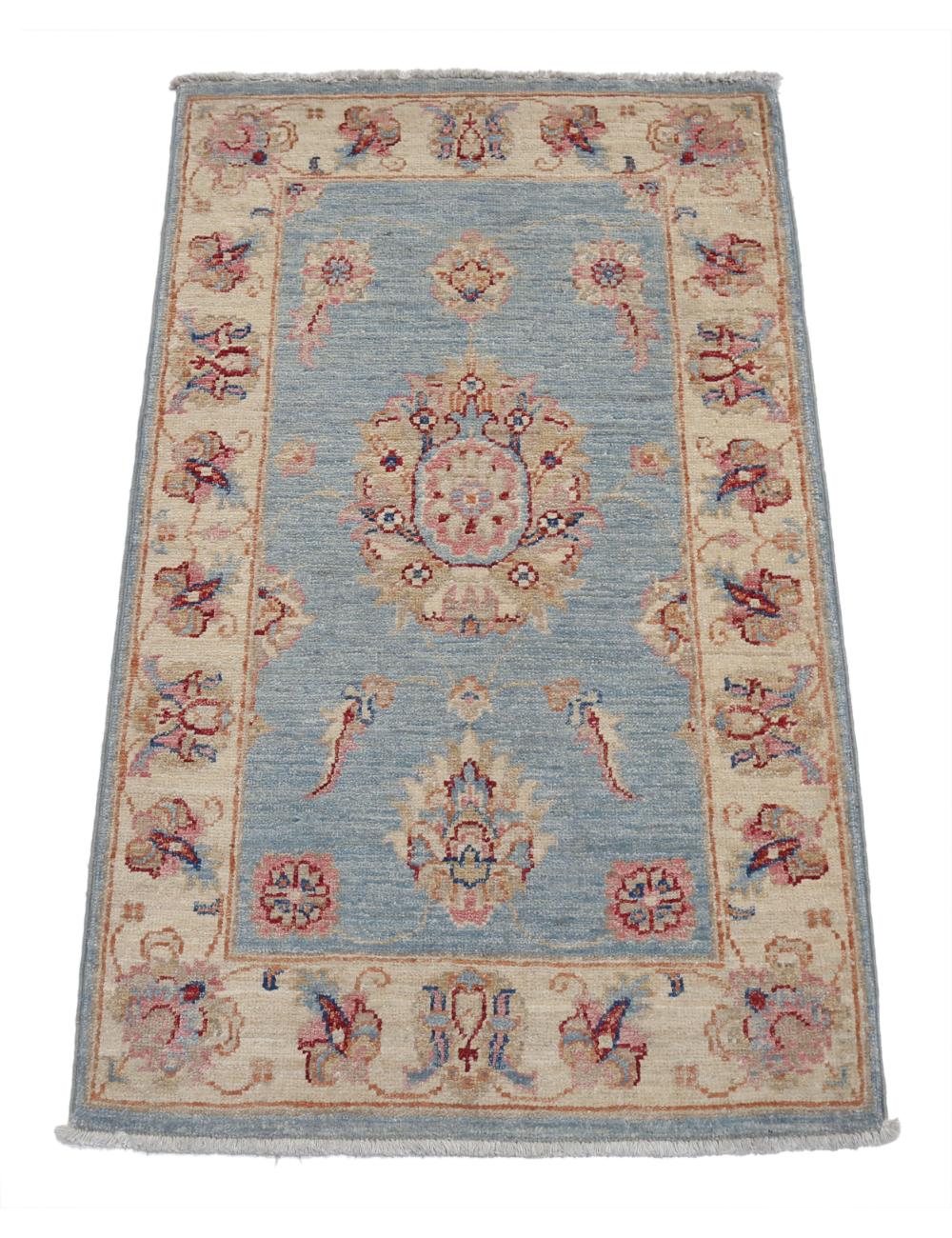 Hand Knotted Ziegler Farhan Wool Rug - 2'0'' x 3'4'' Arteverk Arteverk Rugs