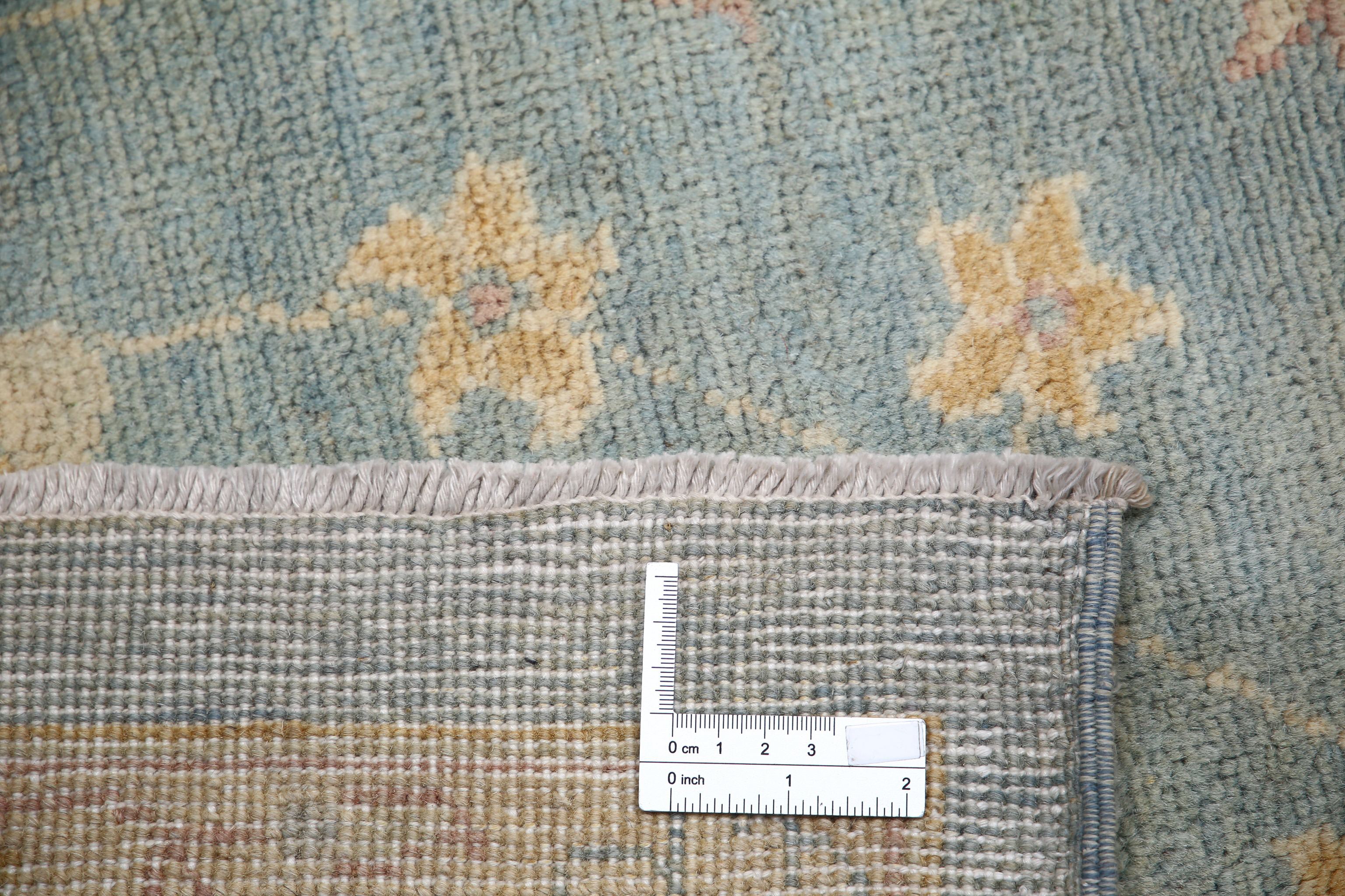 Hand Knotted Ziegler Farhan Gul Wool Rug - 9'10'' x 14'0''