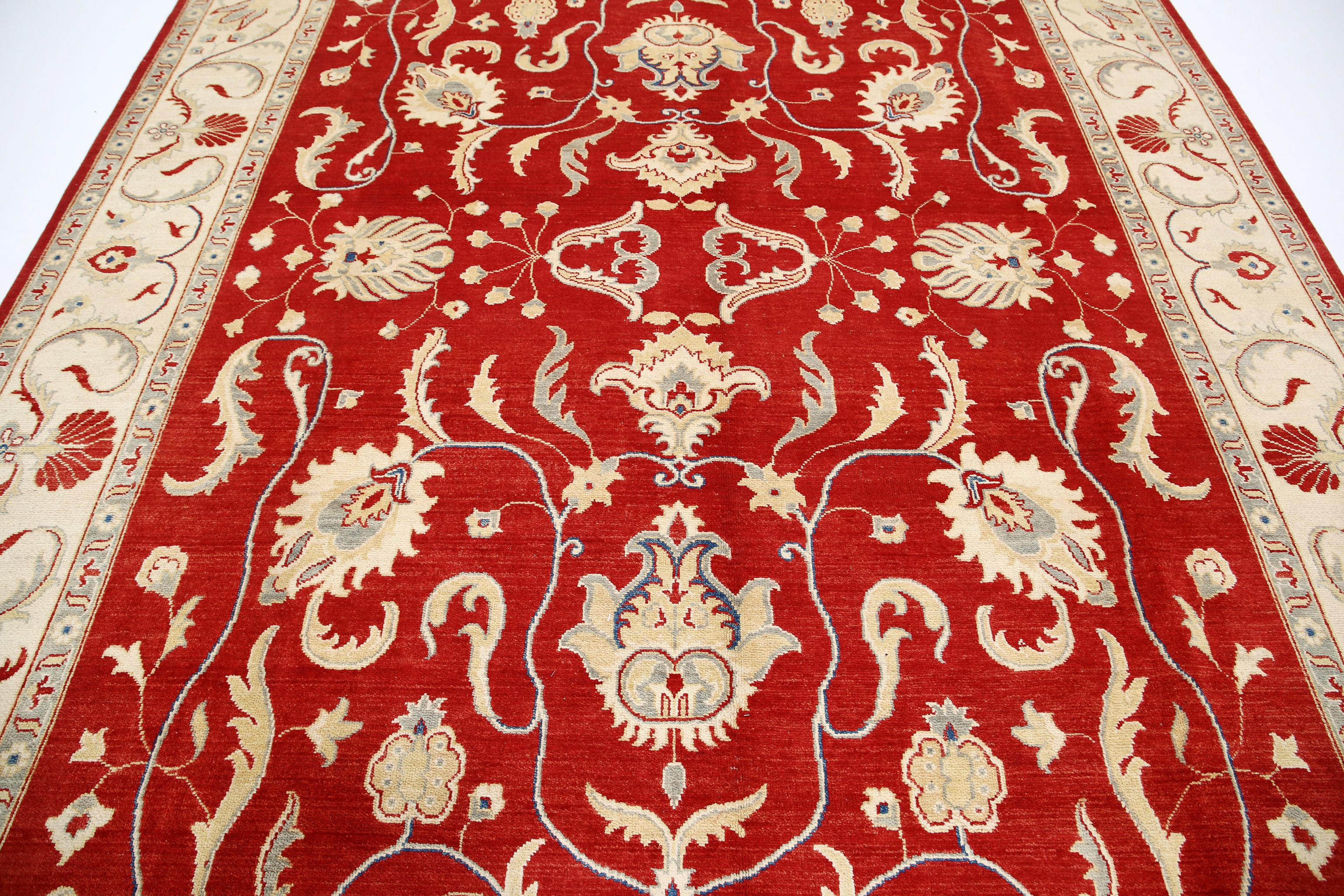 Hand Knotted Ziegler Farhan Gul Wool Rug - 8'10'' x 12'2''