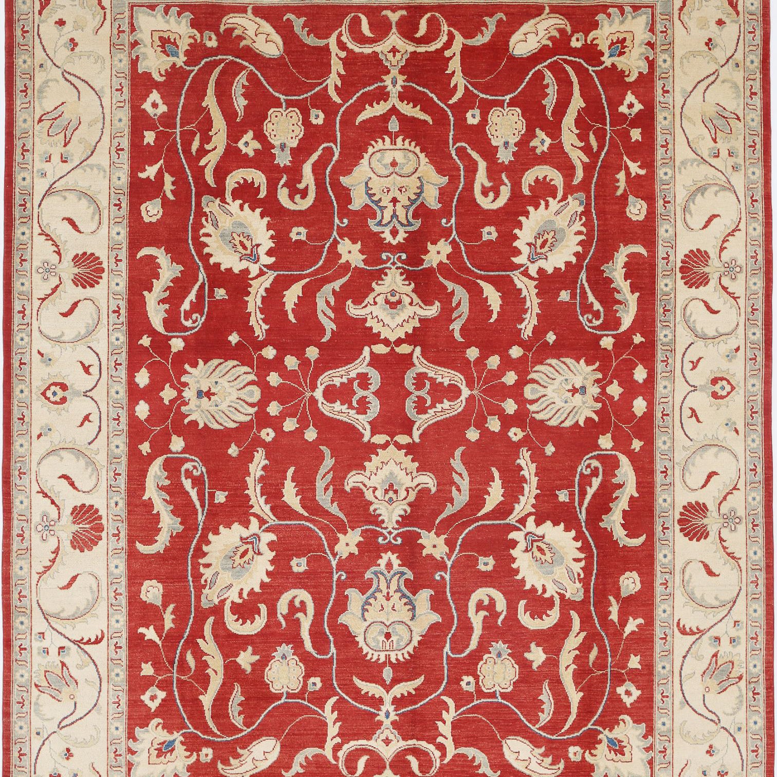 Hand Knotted Ziegler Farhan Gul Wool Rug - 8'10'' x 12'2''