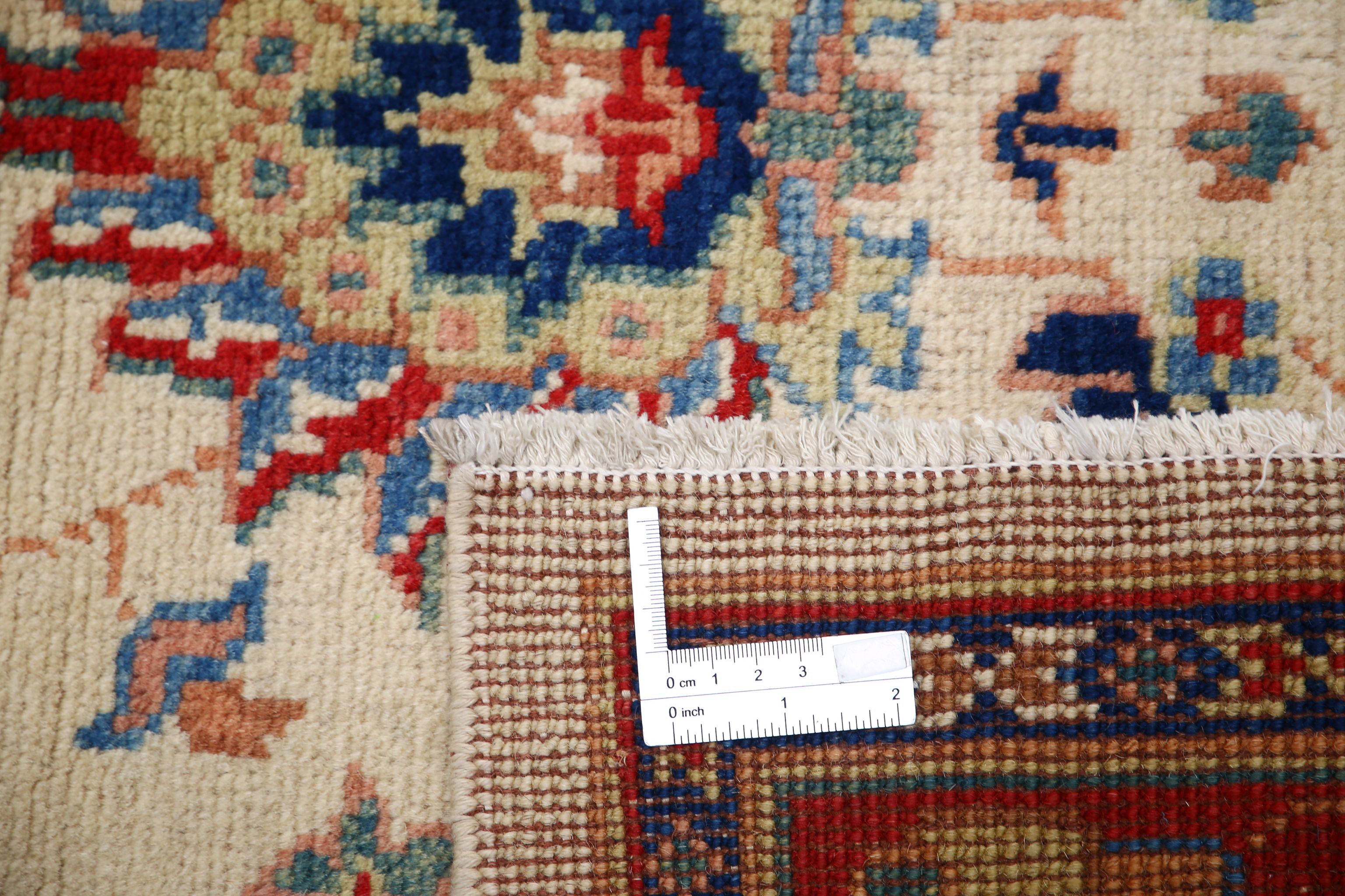 Hand Knotted Ziegler Farhan Gul Wool Rug - 4'9'' x 5'9''