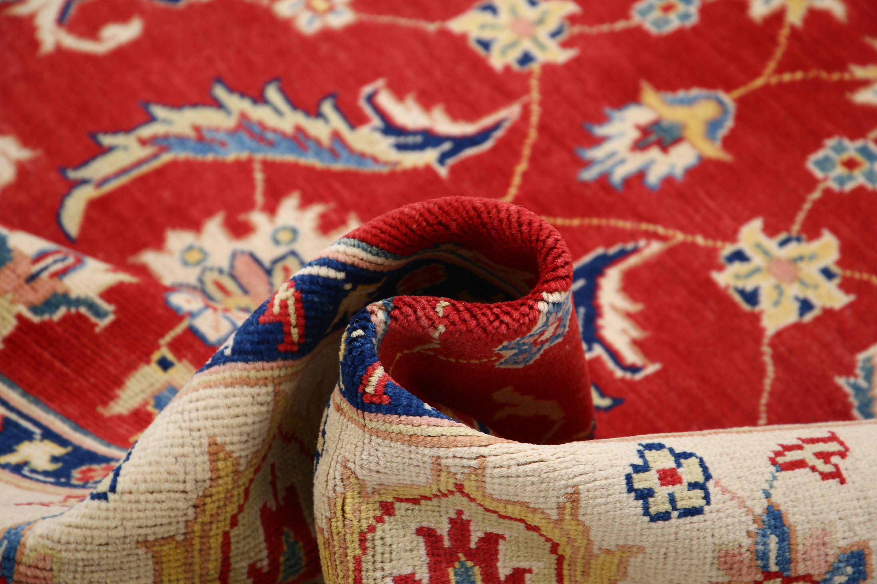 Hand Knotted Ziegler Farhan Gul Wool Rug - 6'6'' x 10'1''