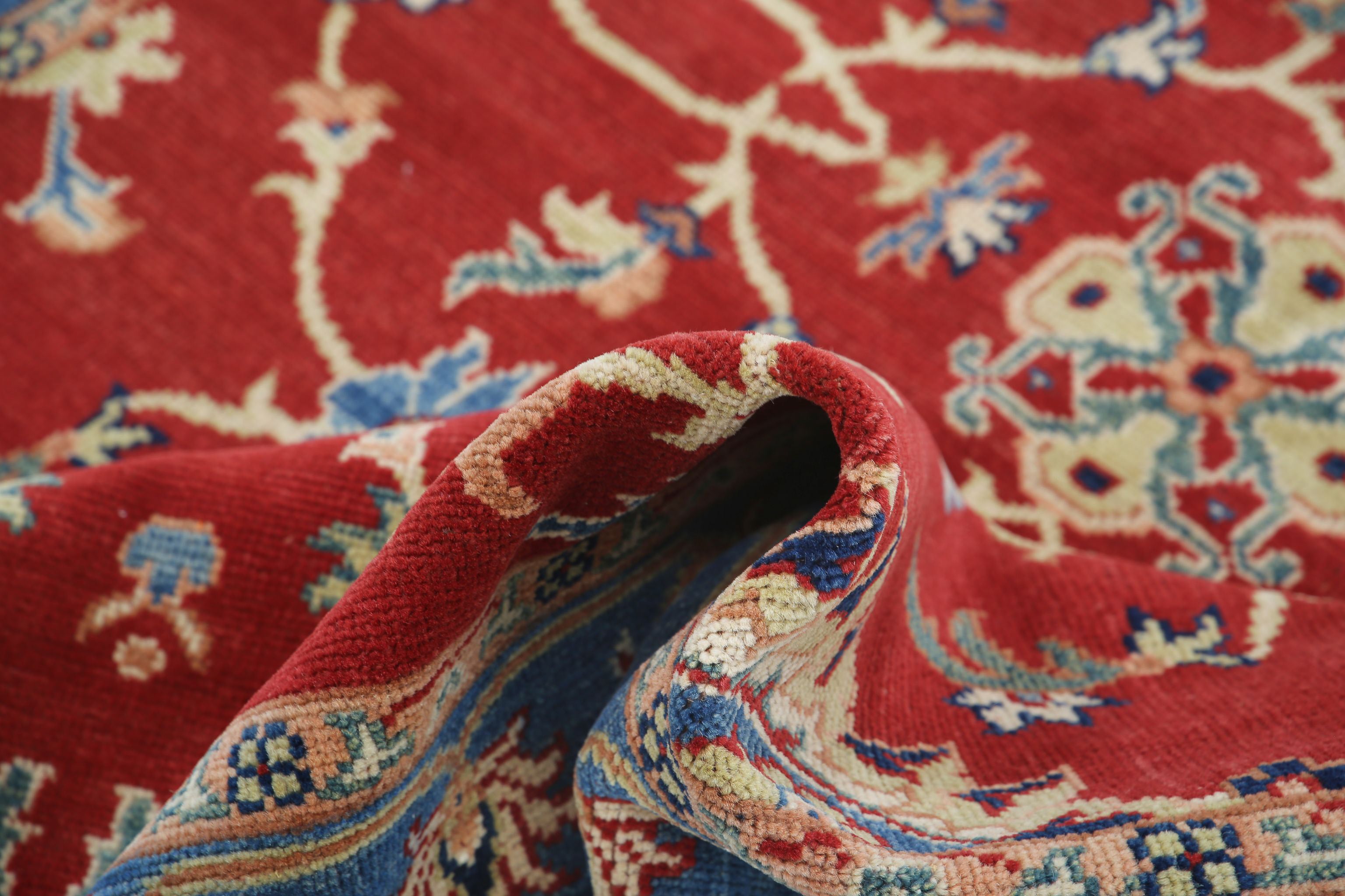 Hand Knotted Ziegler Farhan Gul Wool Rug - 5'0'' x 6'6''