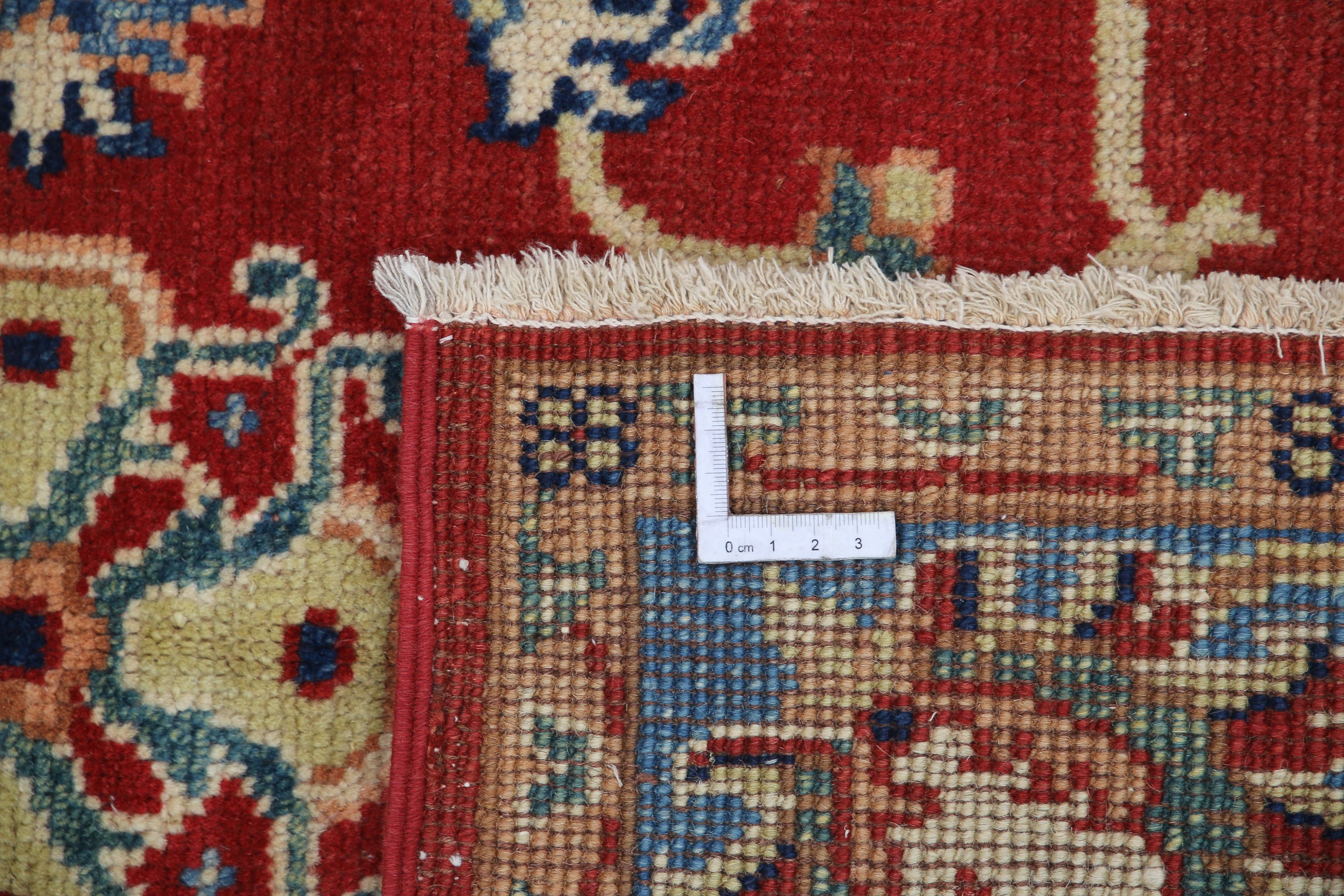 Hand Knotted Ziegler Farhan Gul Wool Rug - 5'0'' x 6'6''