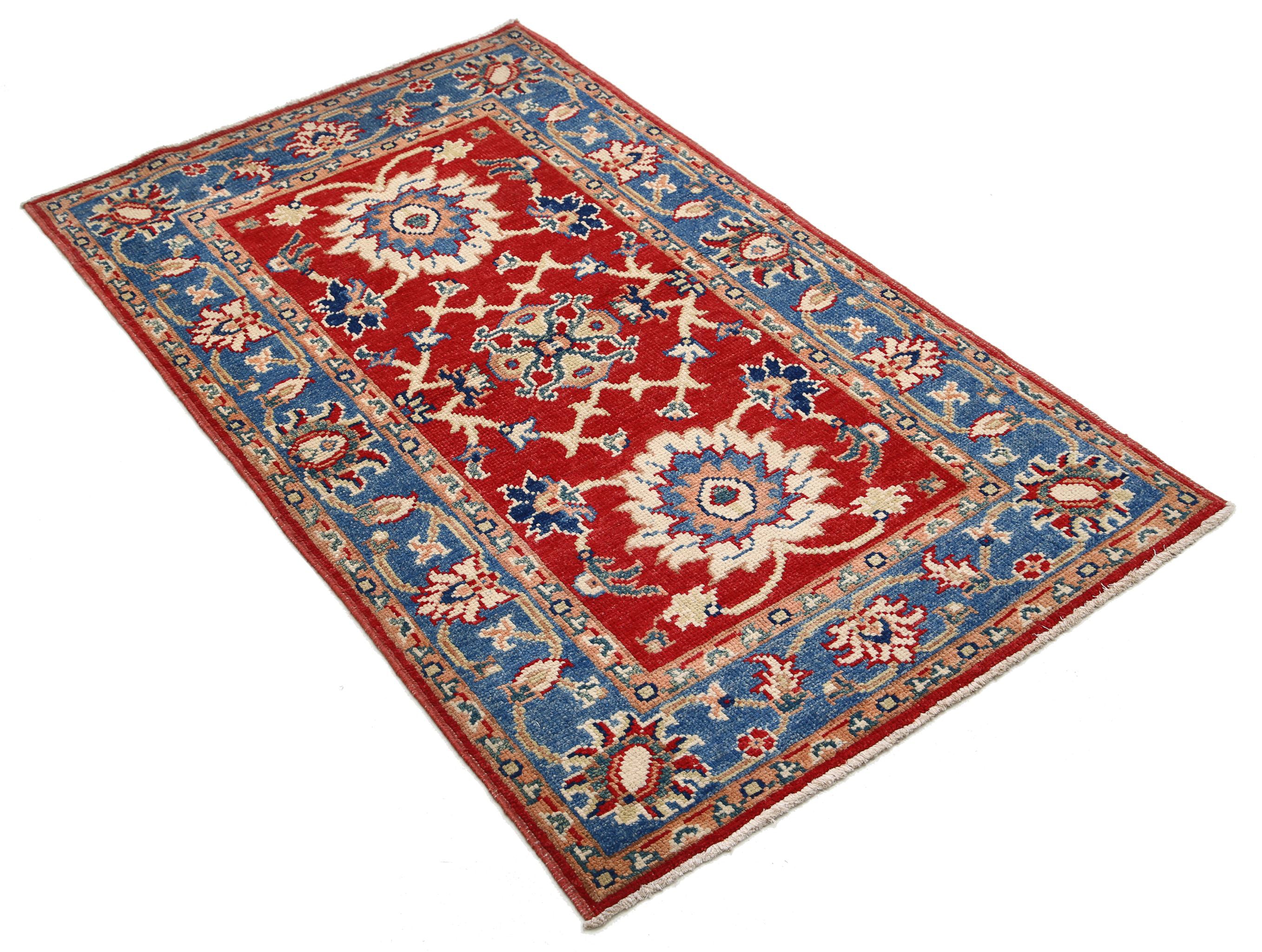 Hand Knotted Ziegler Farhan Gul Wool Rug - 4'1'' x 6'0''