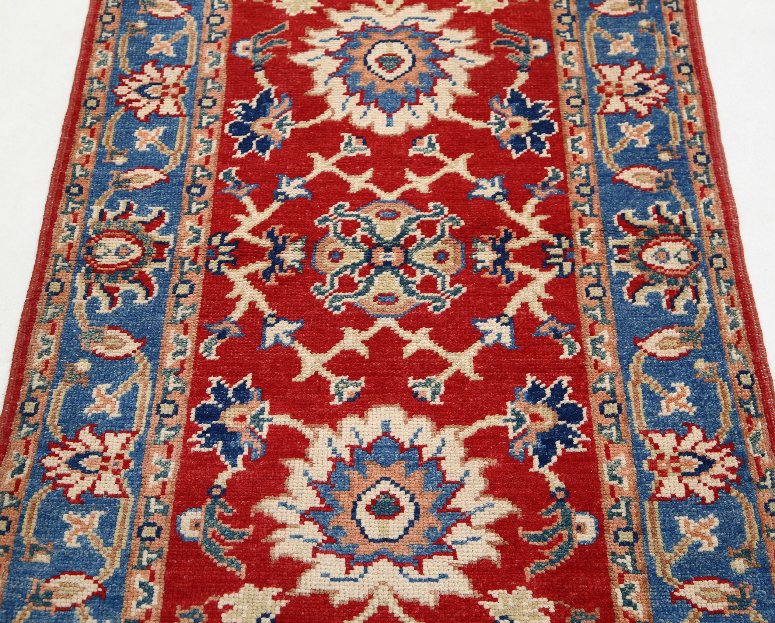 Hand Knotted Ziegler Farhan Gul Wool Rug - 4'1'' x 6'0''