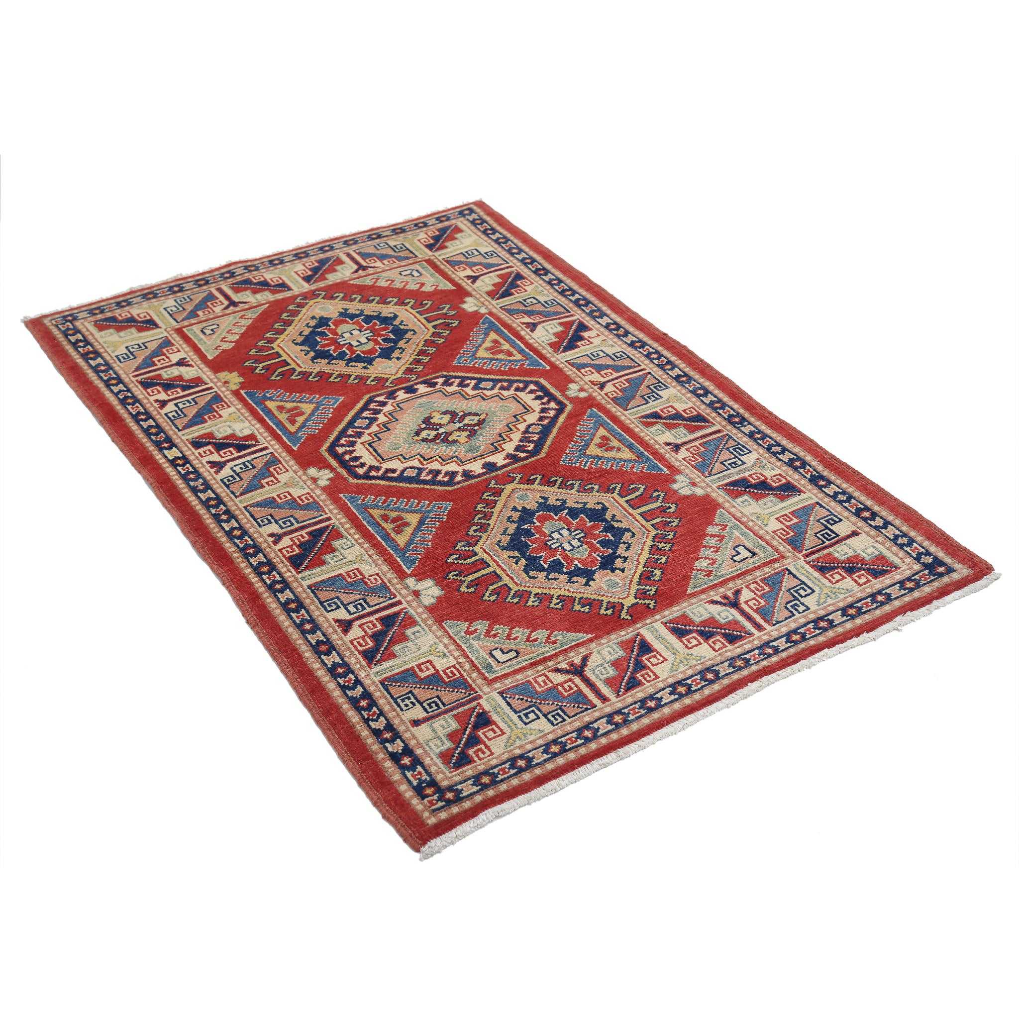 Hand Knotted Ziegler Farhan Gul Wool Rug - 3'0'' x 4'10''