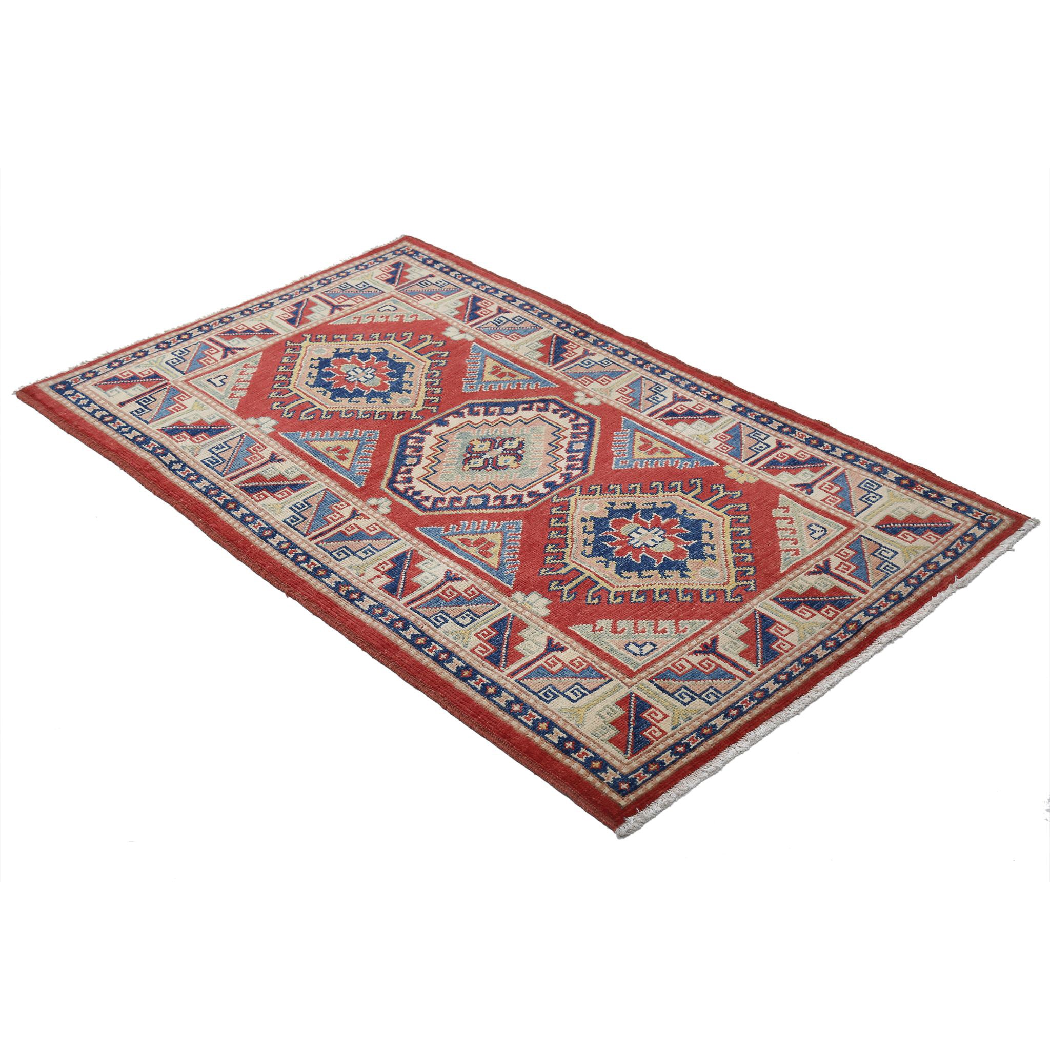 Hand Knotted Ziegler Farhan Gul Wool Rug - 3'0'' x 4'10''
