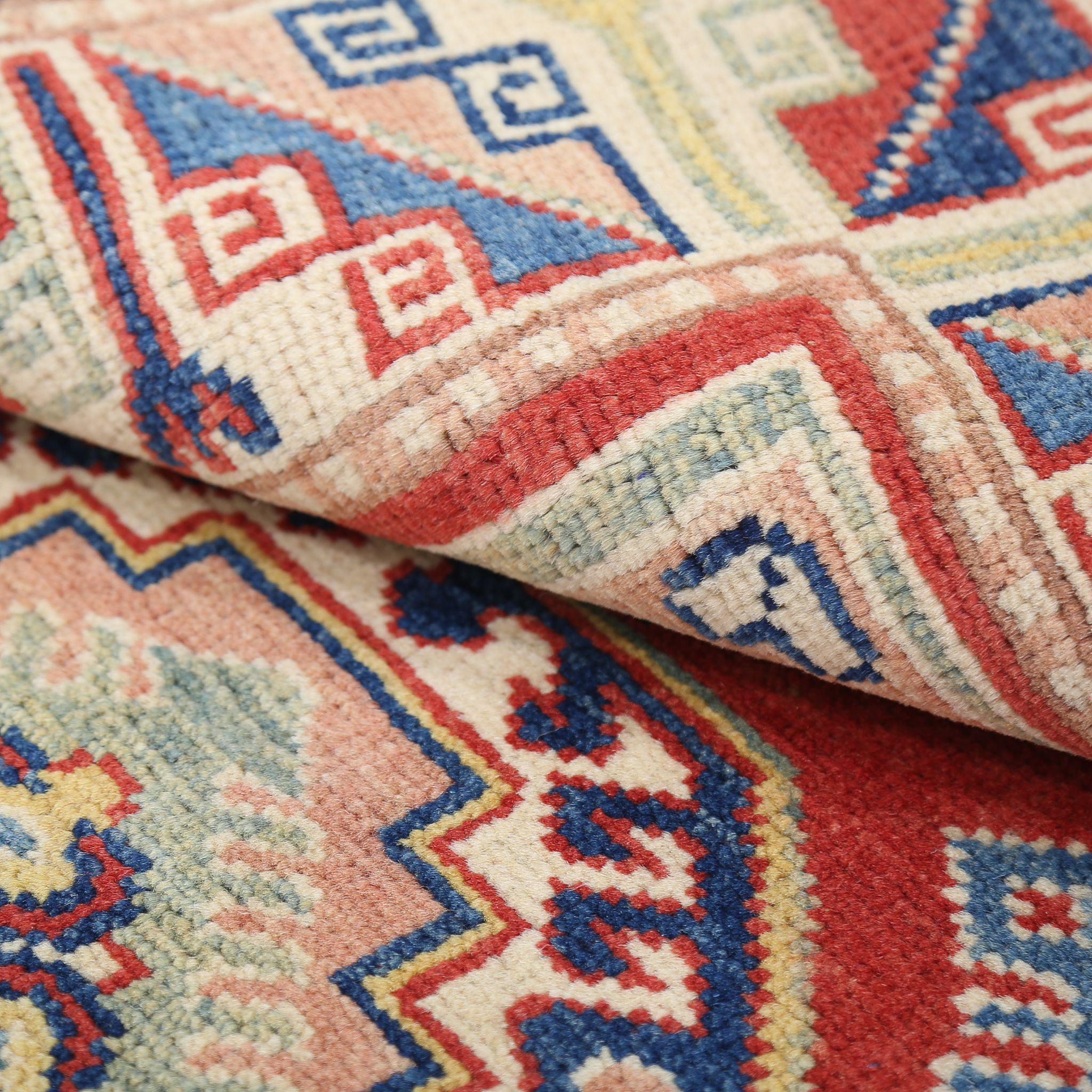 Hand Knotted Ziegler Farhan Gul Wool Rug - 3'0'' x 4'10''