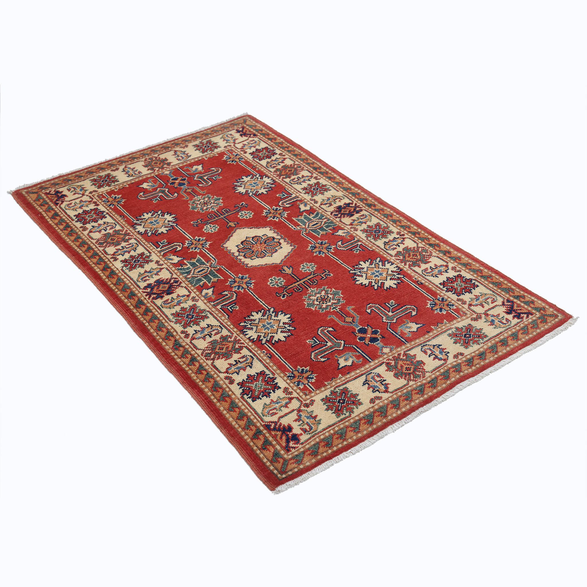 Hand Knotted Ziegler Farhan Gul Wool Rug - 3'0'' x 5'1''