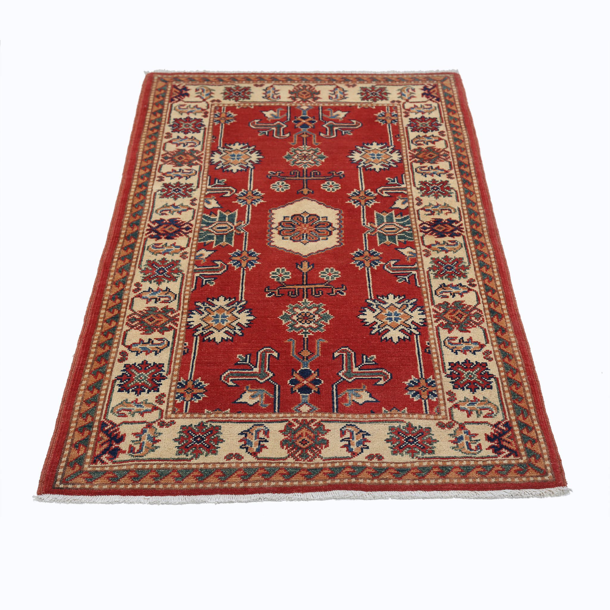 Hand Knotted Ziegler Farhan Gul Wool Rug - 3'0'' x 5'1''
