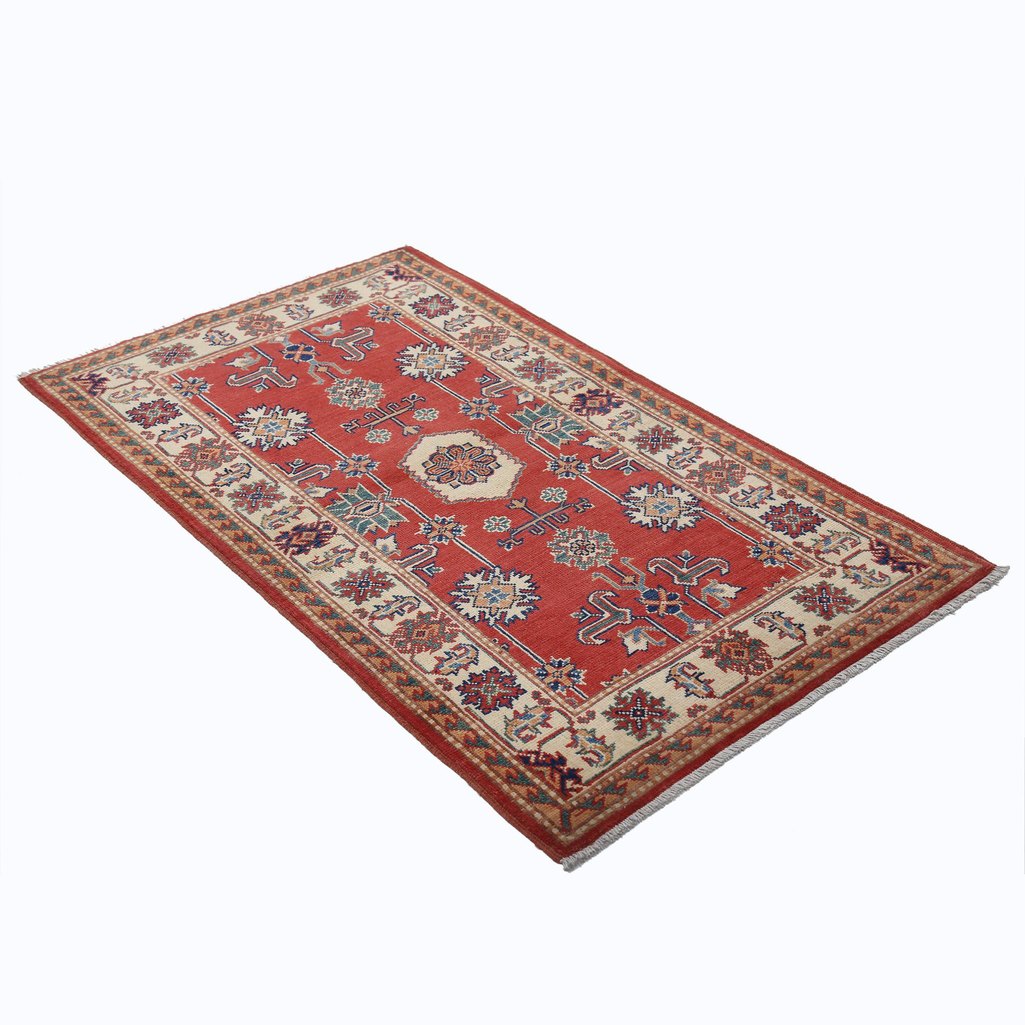 Hand Knotted Ziegler Farhan Gul Wool Rug - 3'0'' x 5'1''