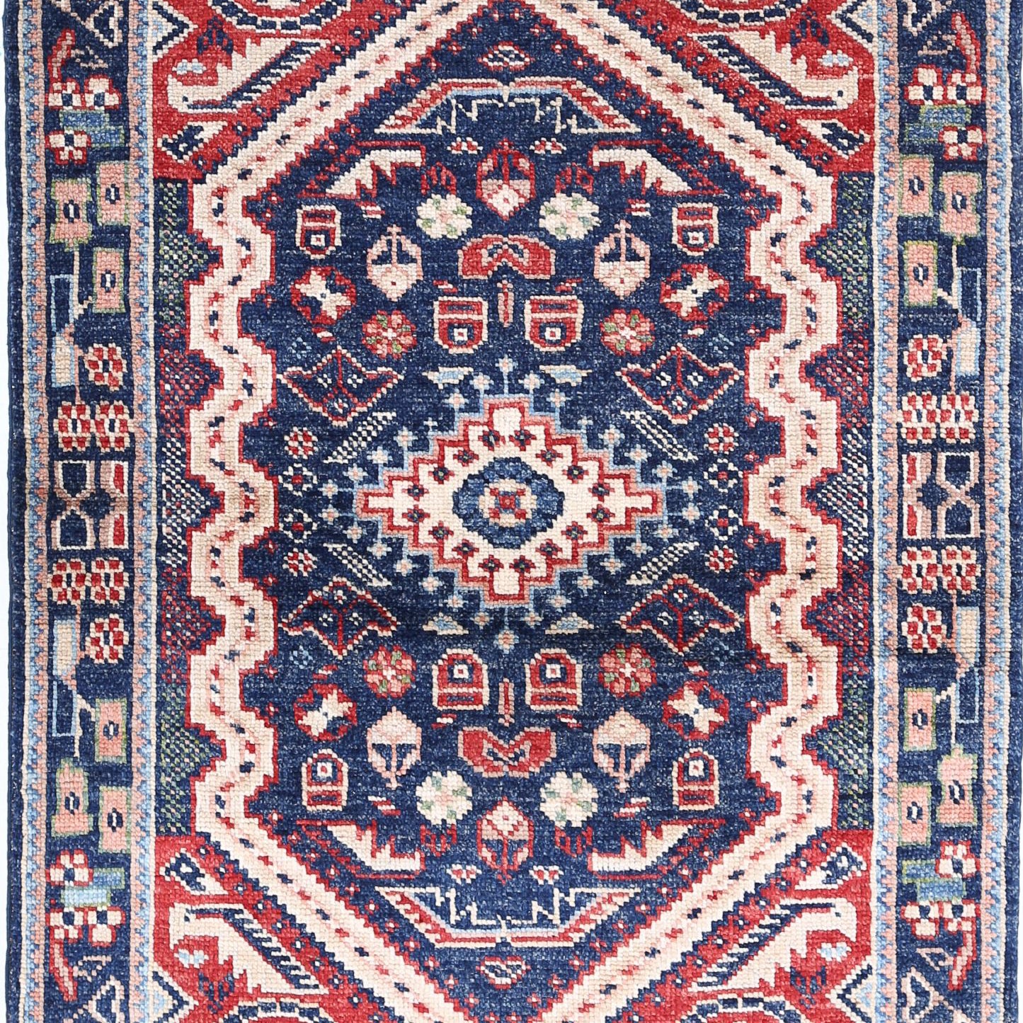 Alfombra de lana Ziegler Farhan Gul anudada a mano - 3'4'' x 4'10''