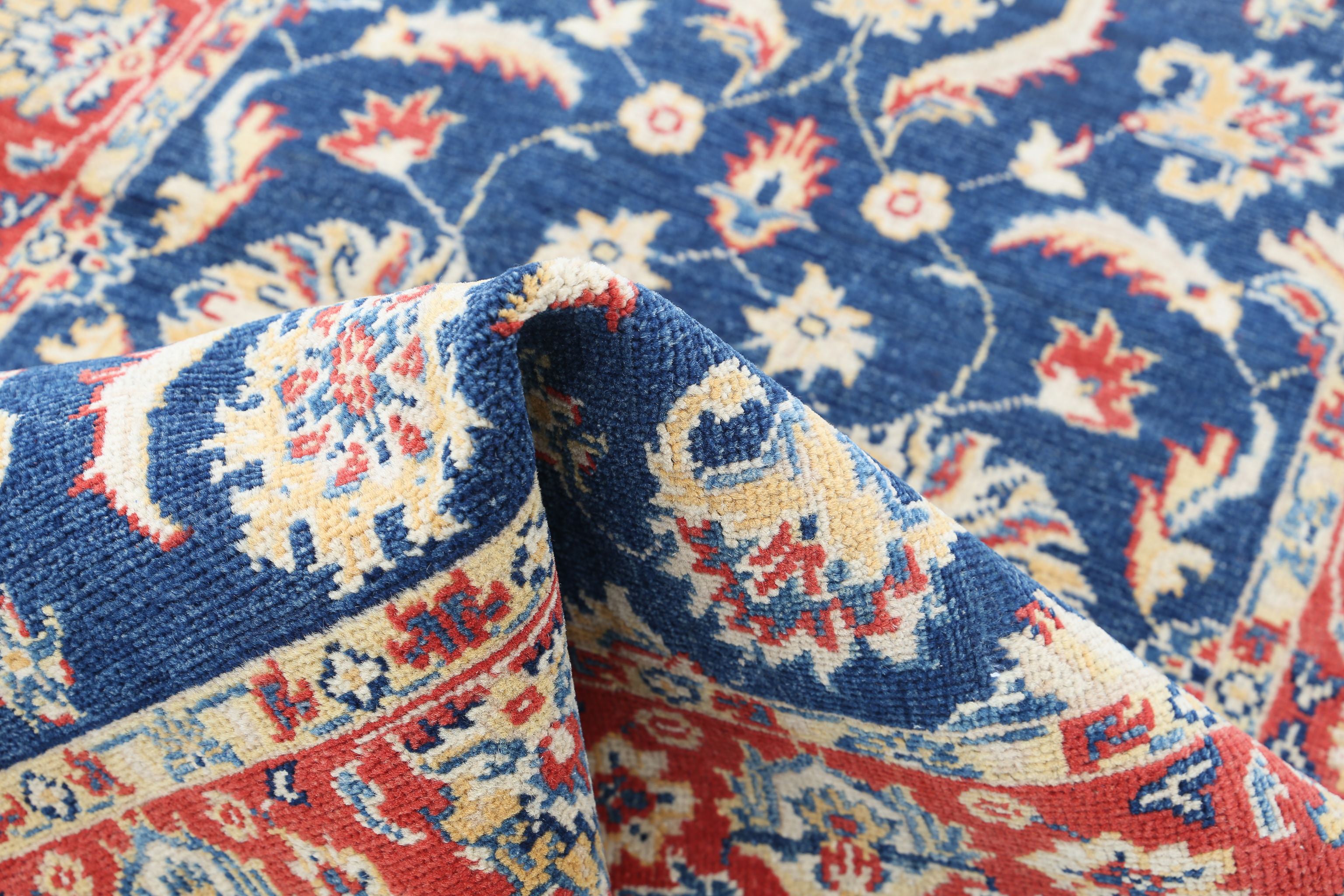 Hand Knotted Ziegler Farhan Gul Wool Rug - 3'3'' x 4'10''
