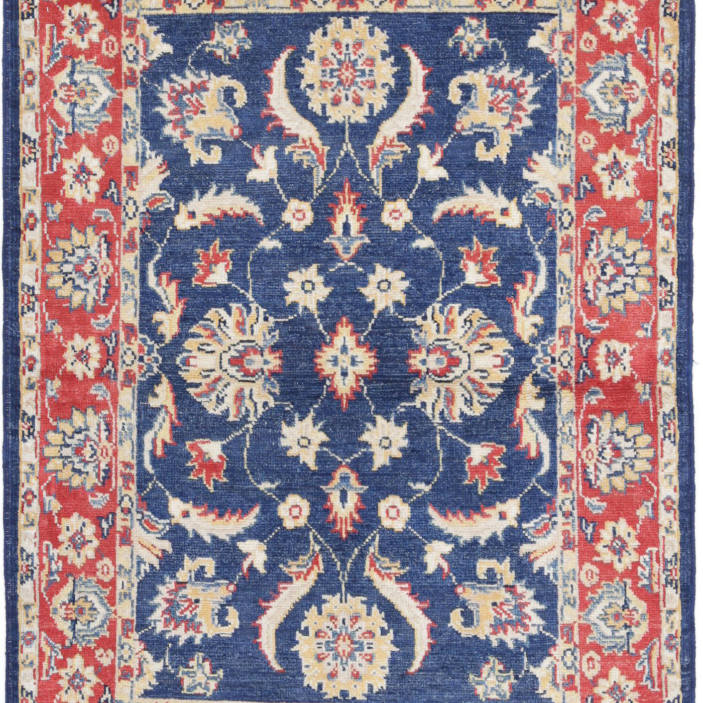 Hand Knotted Ziegler Farhan Gul Wool Rug - 3'3'' x 4'10''