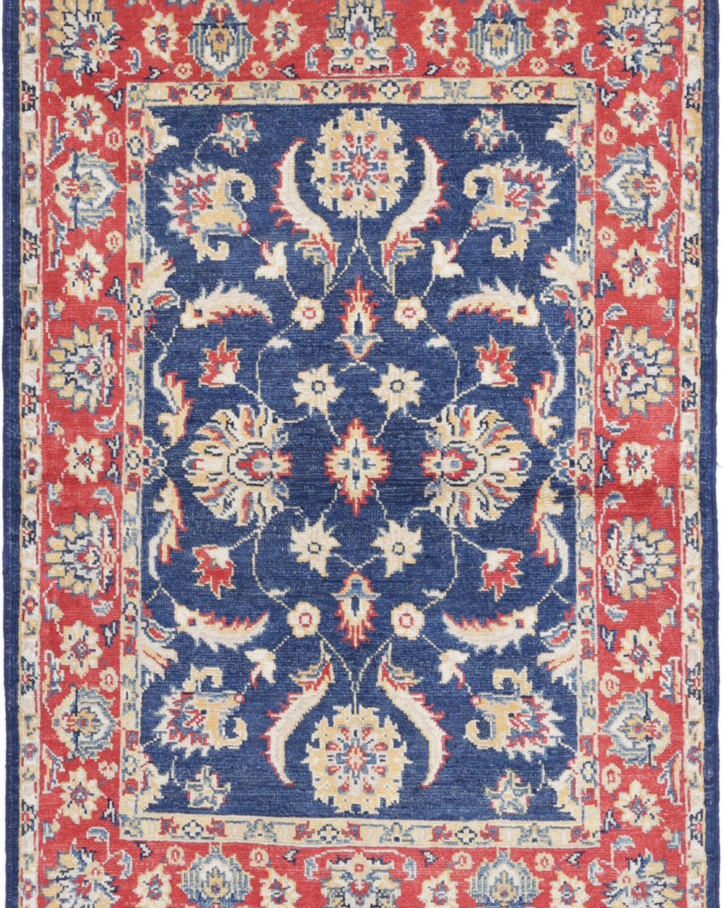 Hand Knotted Ziegler Farhan Gul Wool Rug - 3'3'' x 4'10''