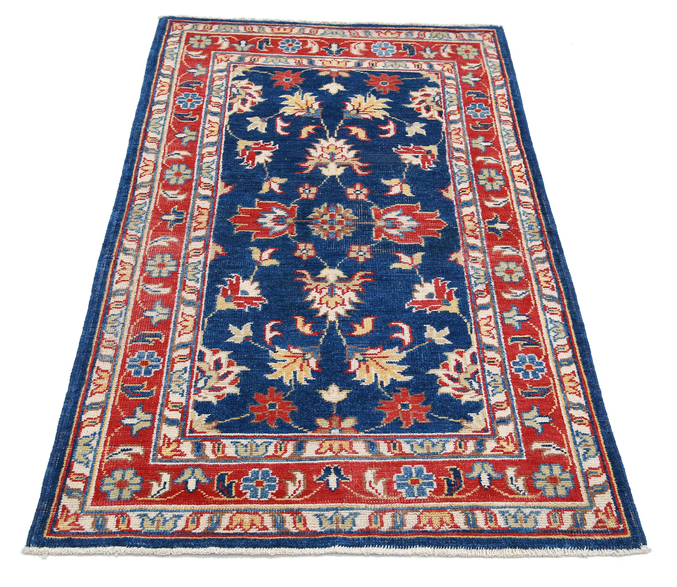 Hand Knotted Ziegler Farhan Gul Wool Rug - 3'0'' x 5'0''