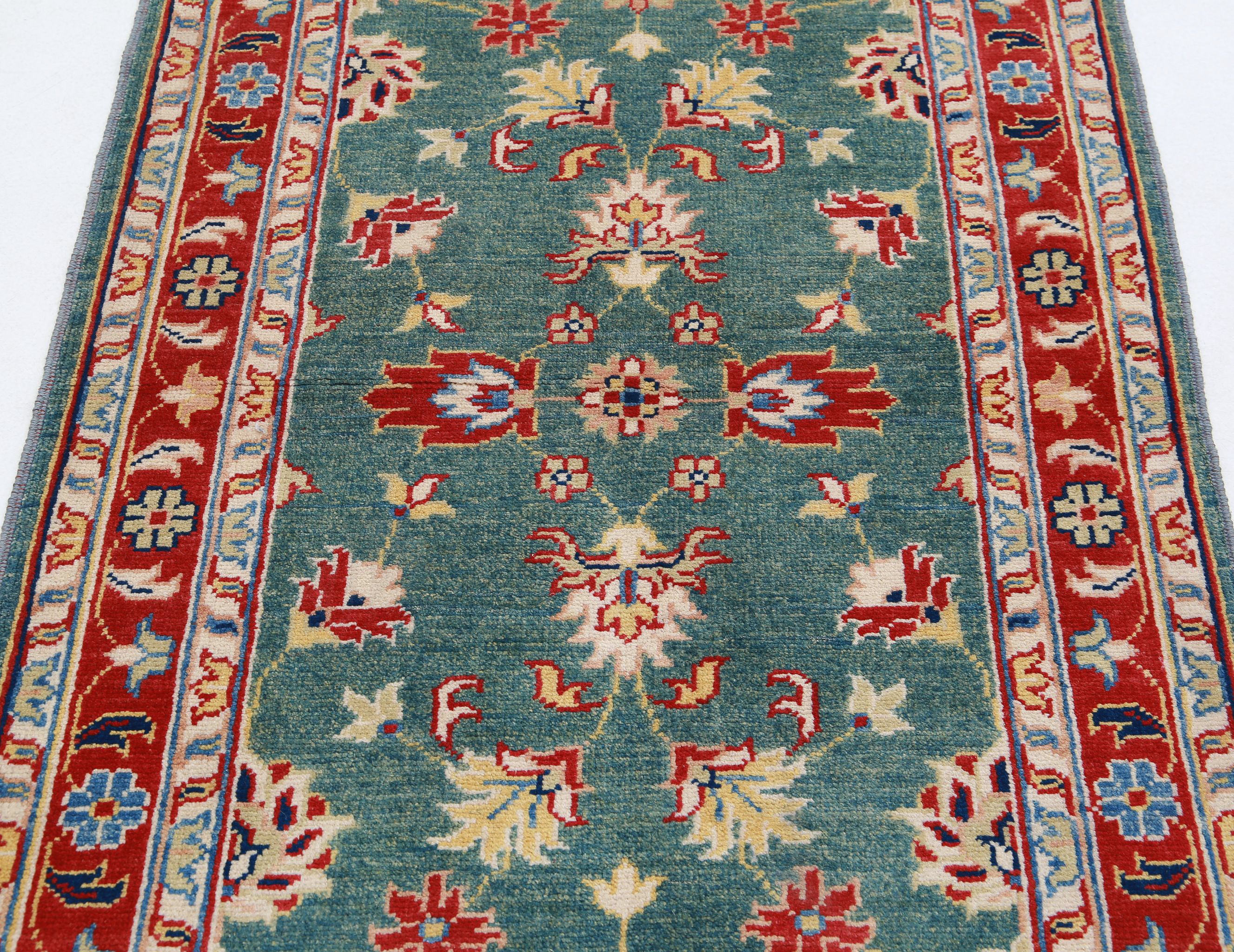 Alfombra de lana Ziegler Farhan Gul anudada a mano - 3'2'' x 4'10''