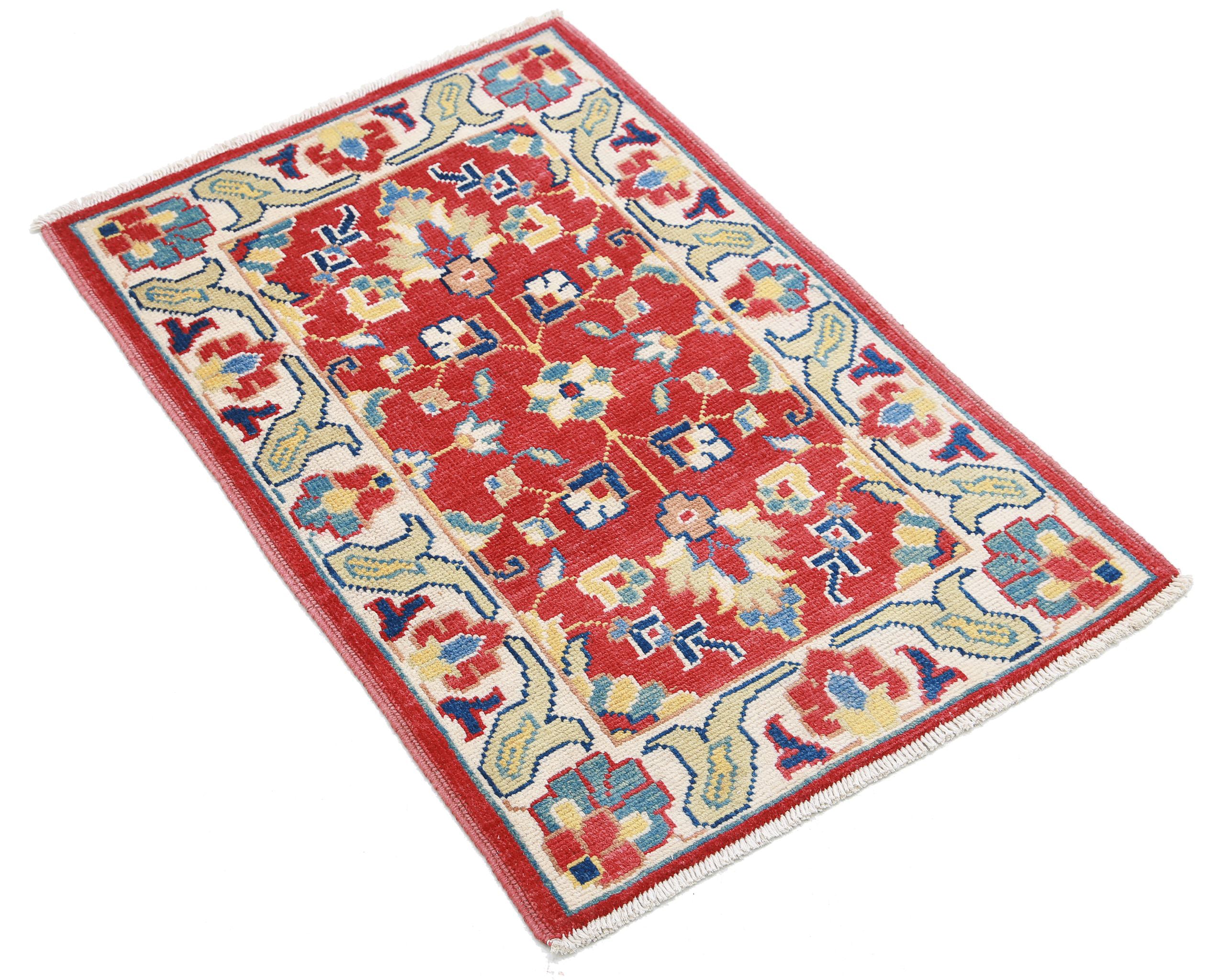 Alfombra de lana Ziegler Farhan Gul anudada a mano - 2'1'' x 3'0''