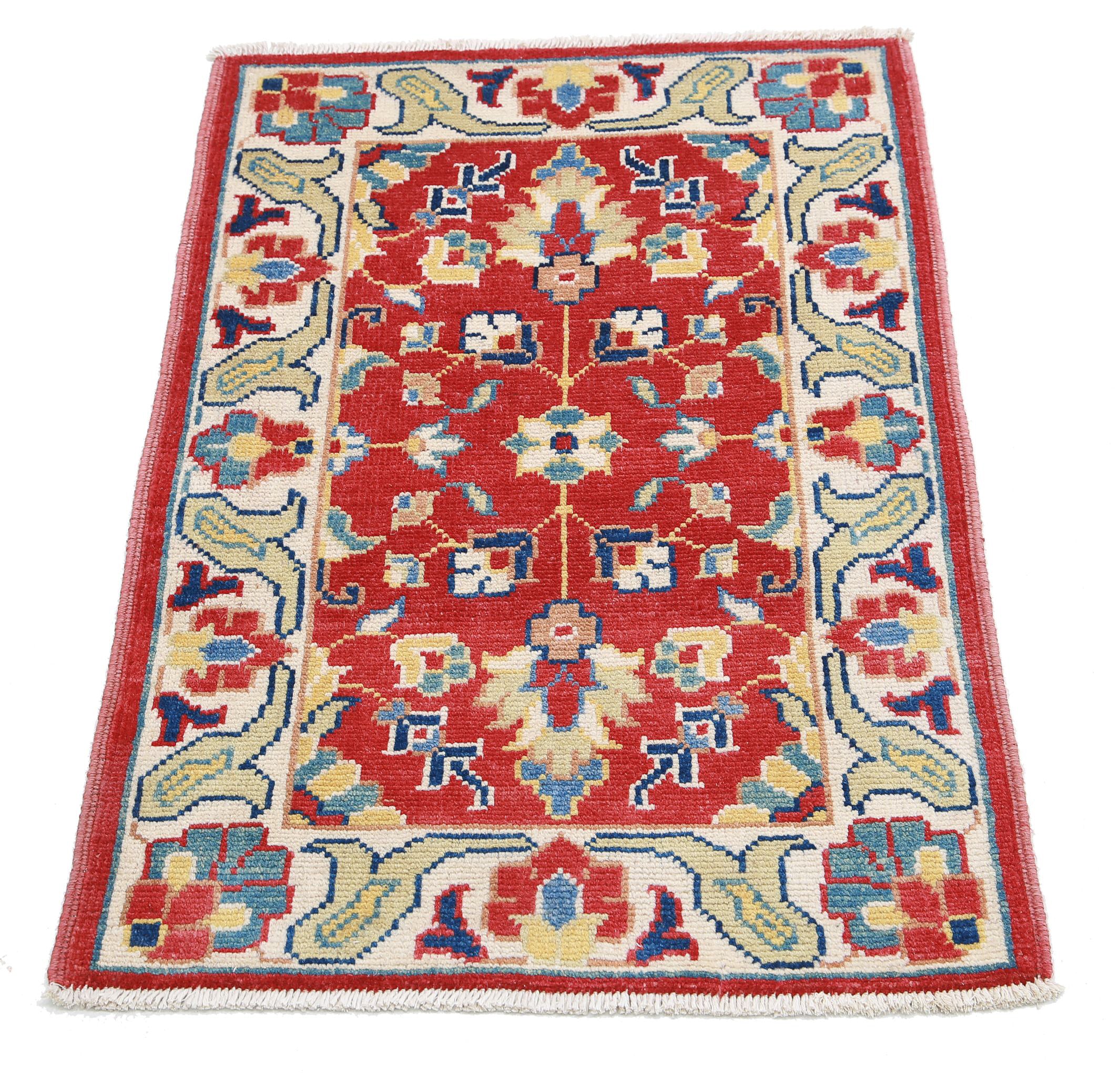 Alfombra de lana Ziegler Farhan Gul anudada a mano - 2'1'' x 3'0''