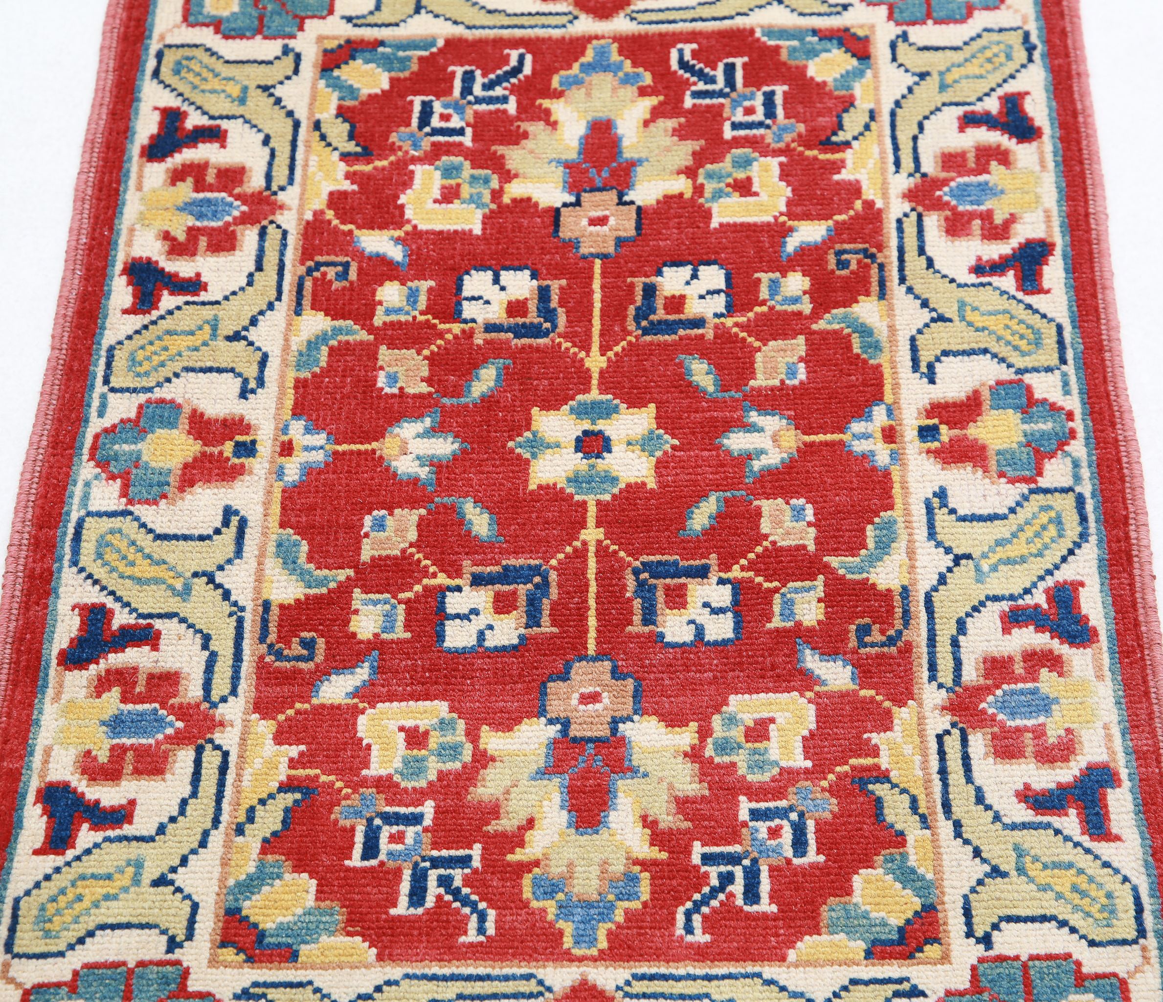 Alfombra de lana Ziegler Farhan Gul anudada a mano - 2'1'' x 3'0''