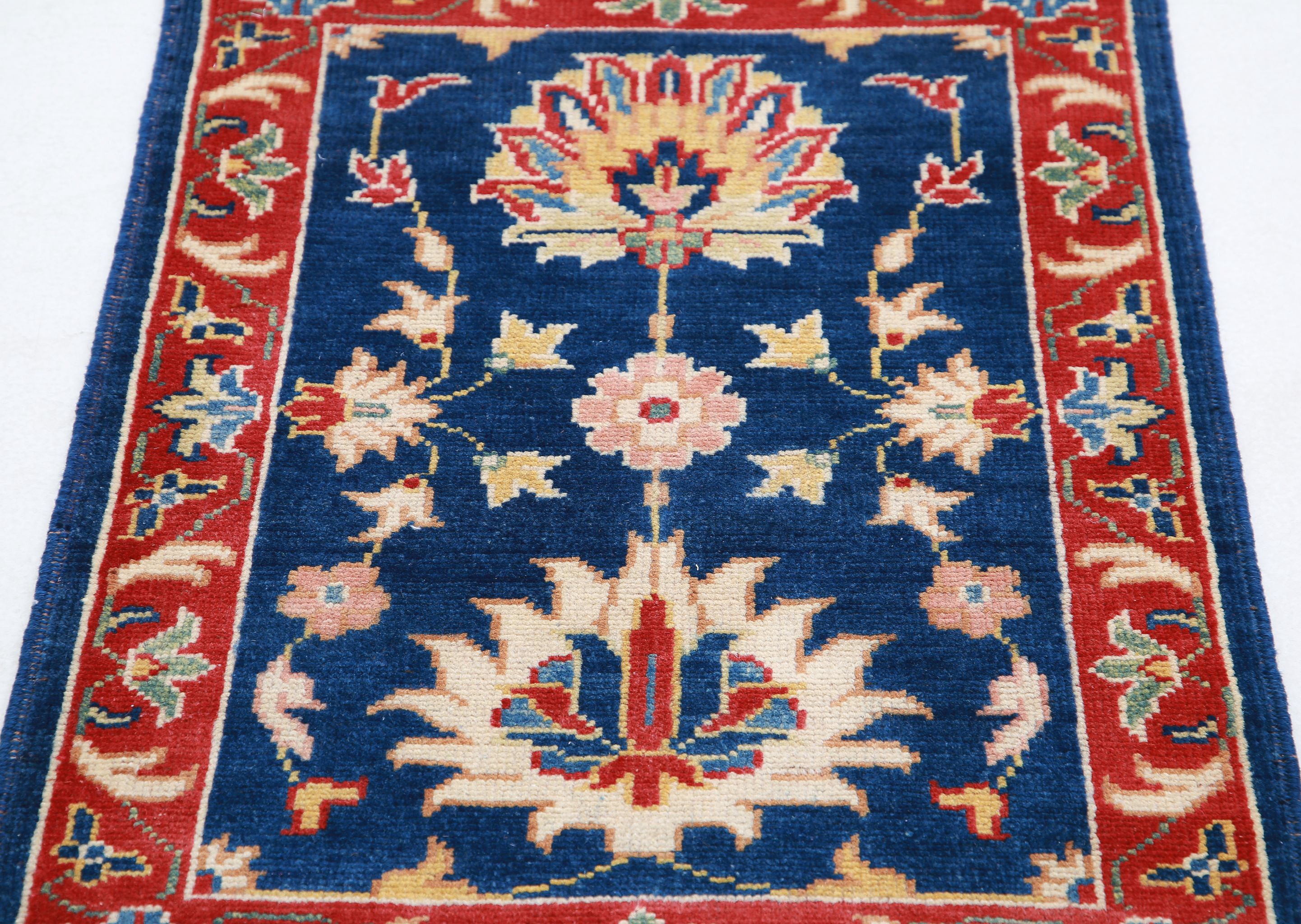Hand Knotted Ziegler Farhan Gul Wool Rug - 2'1'' x 2'10''