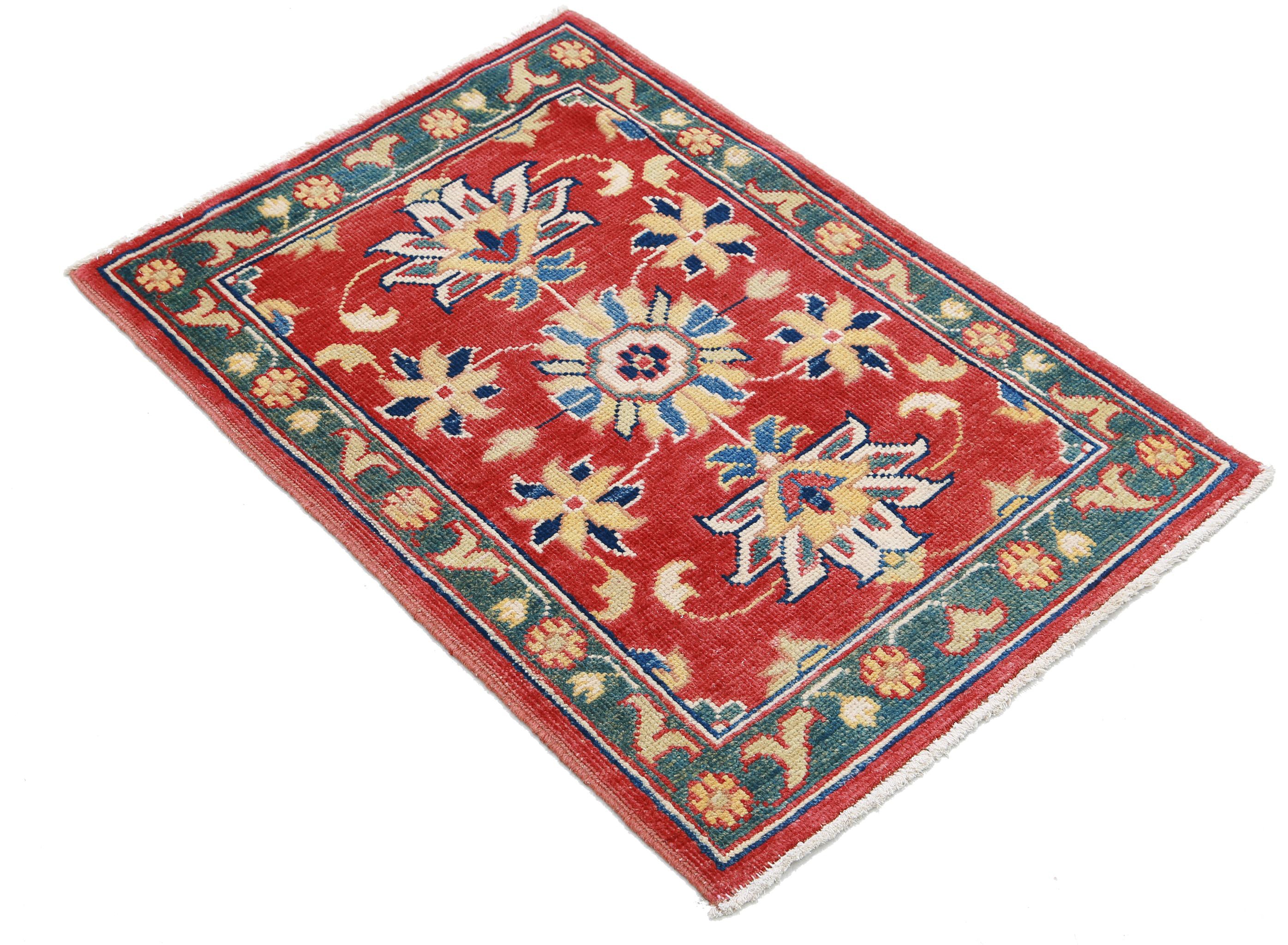 Alfombra de lana Ziegler Farhan Gul anudada a mano - 2'1'' x 2'10''