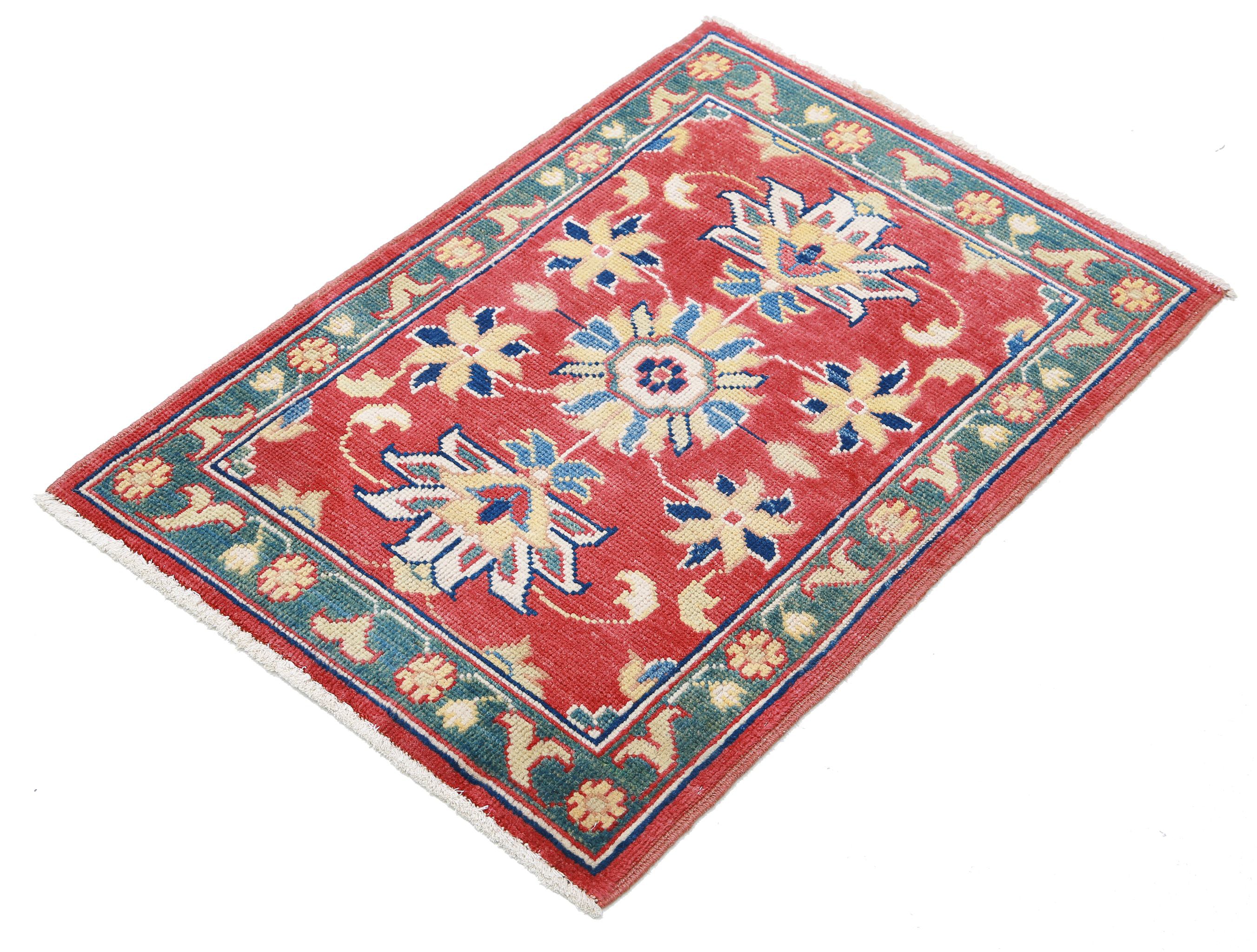 Alfombra de lana Ziegler Farhan Gul anudada a mano - 2'1'' x 2'10''
