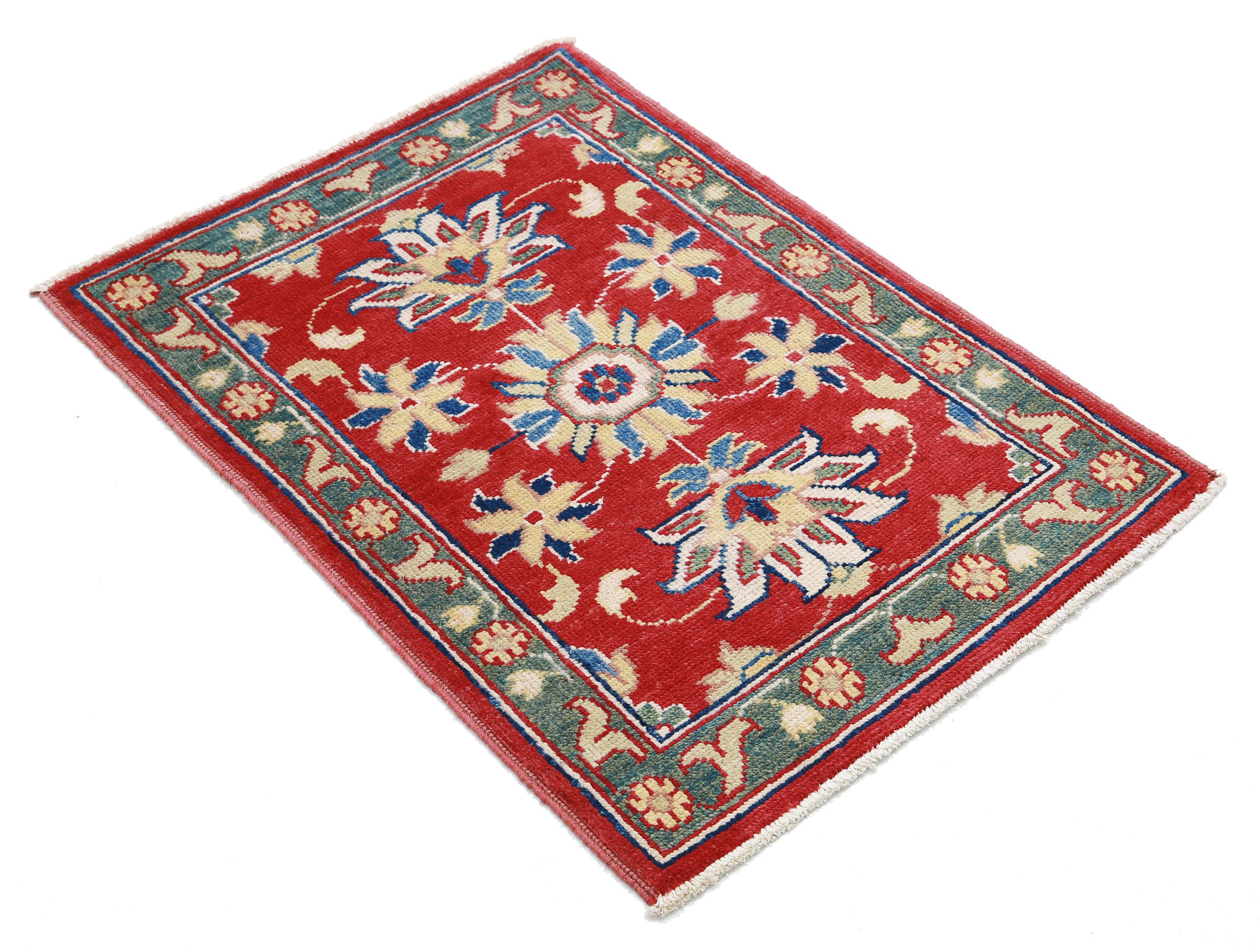 Hand Knotted Ziegler Farhan Gul Wool Rug - 2'1'' x 2'9''