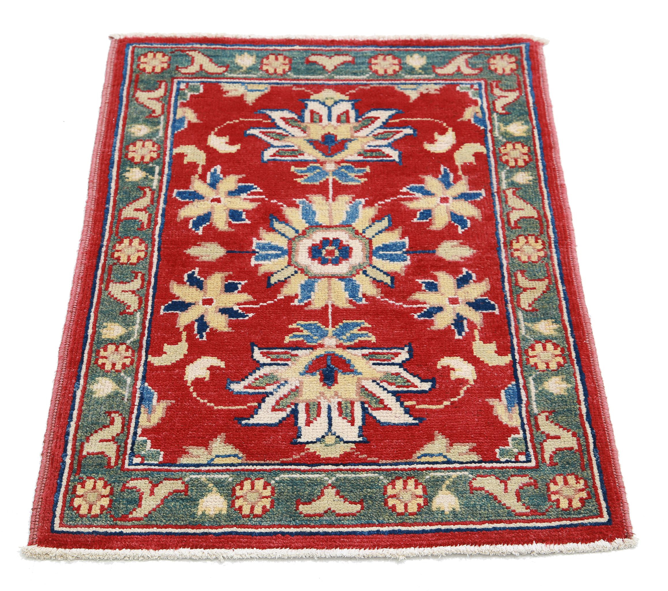 Hand Knotted Ziegler Farhan Gul Wool Rug - 2'1'' x 2'9''