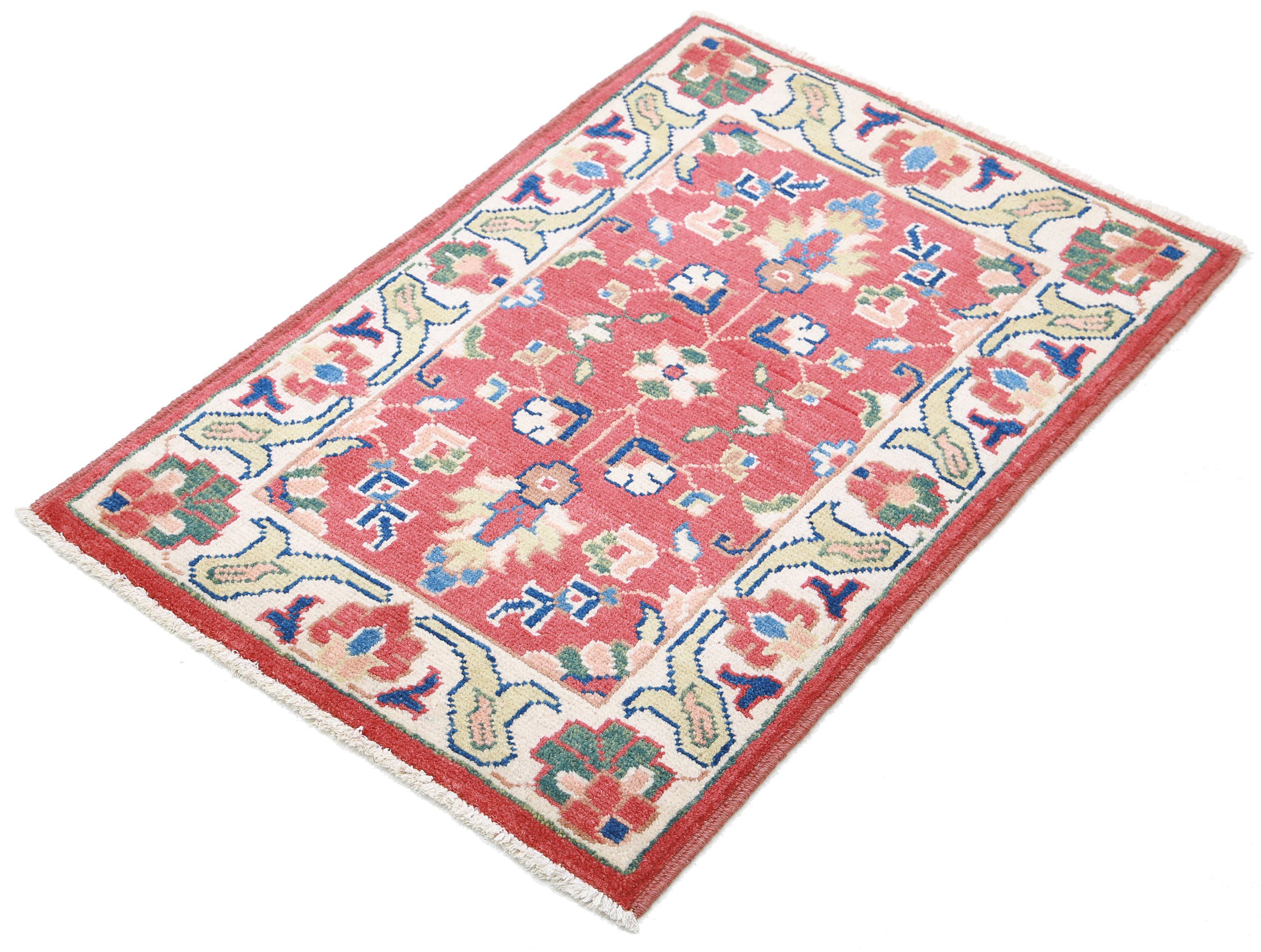 Alfombra de lana Ziegler Farhan Gul anudada a mano - 2'0'' x 2'11''