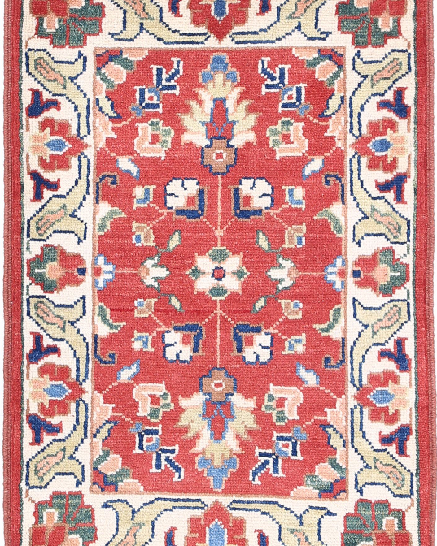 Alfombra de lana Ziegler Farhan Gul anudada a mano - 2'0'' x 2'11''
