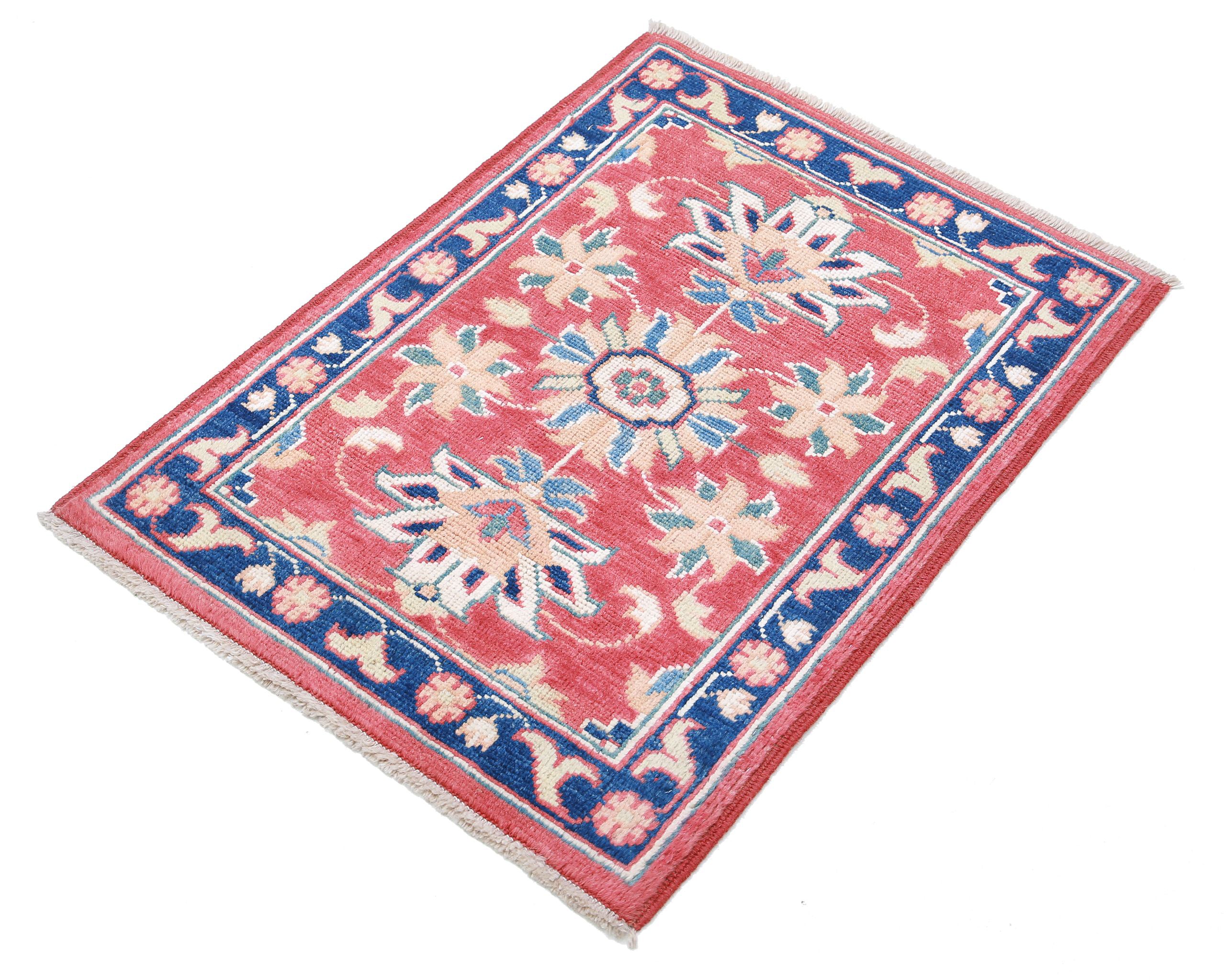 Alfombra de lana Ziegler Farhan Gul anudada a mano - 2'2'' x 2'10''