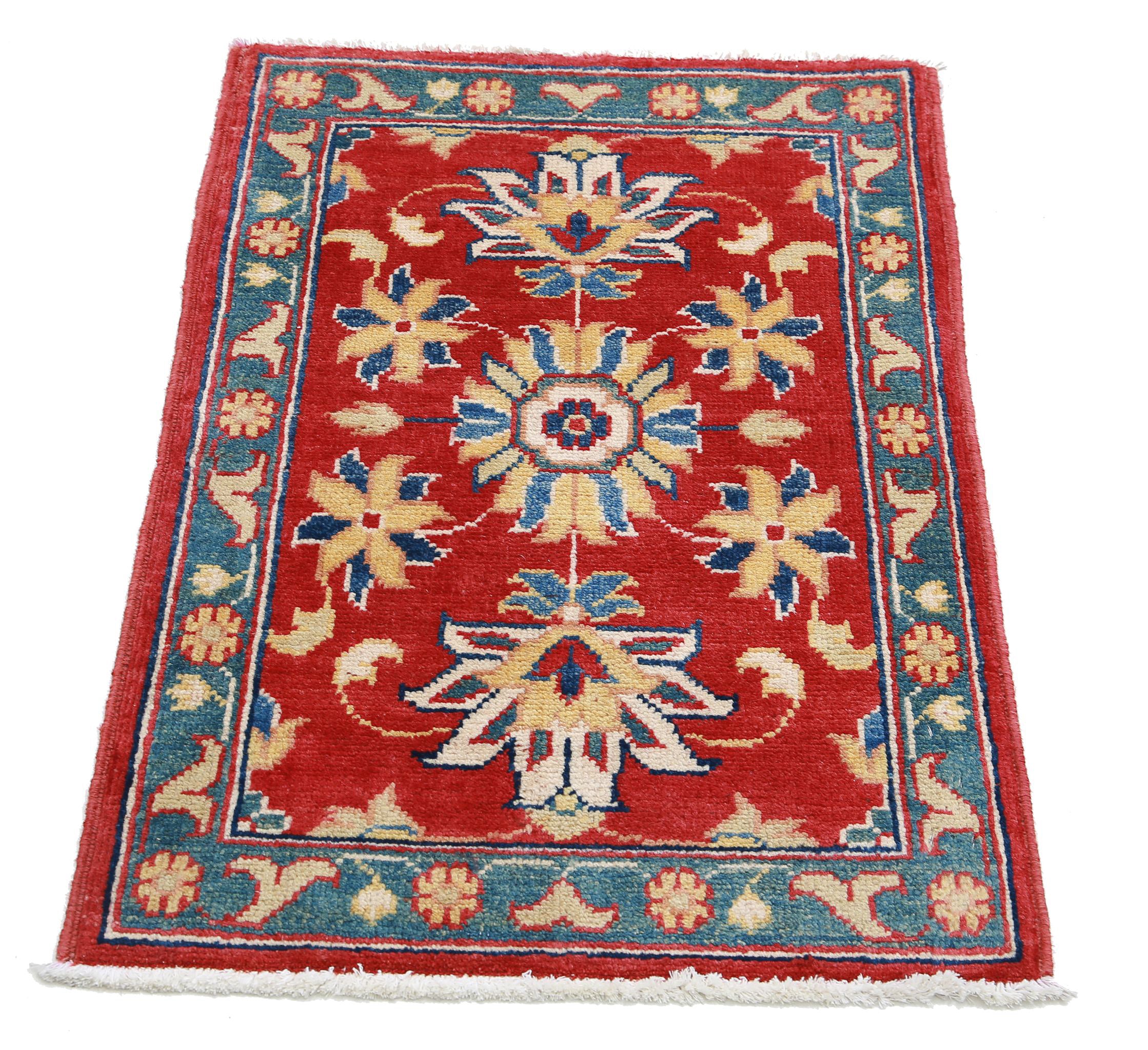 Hand Knotted Ziegler Farhan Gul Wool Rug - 2'0'' x 2'10''