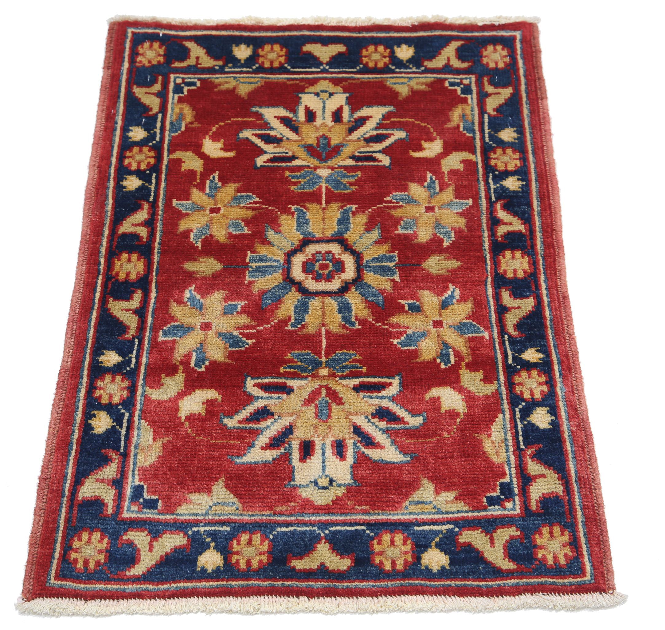 Hand Knotted Ziegler Farhan Gul Wool Rug - 2'0'' x 2'10''