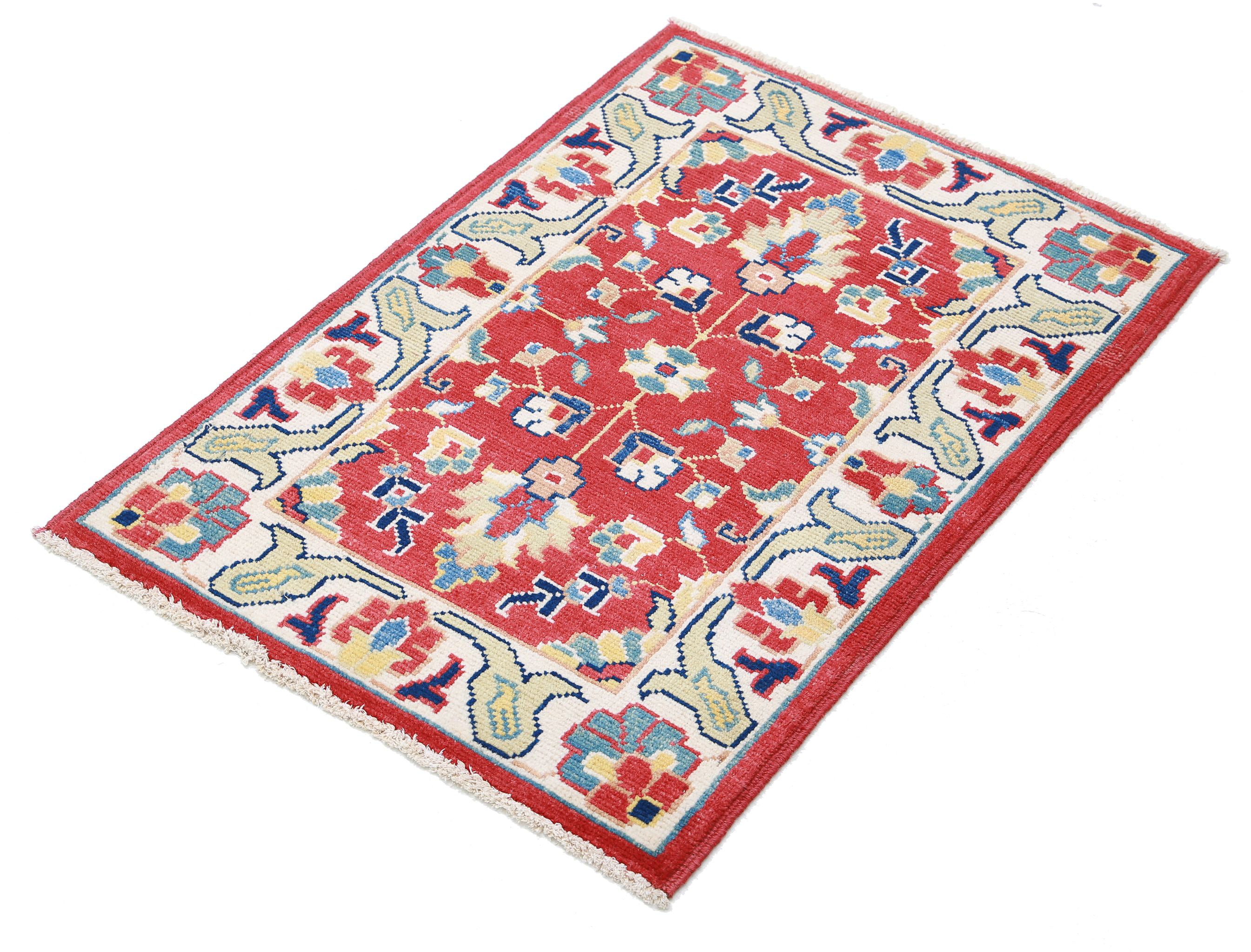 Alfombra de lana Ziegler Farhan Gul anudada a mano - 2'1'' x 2'10''