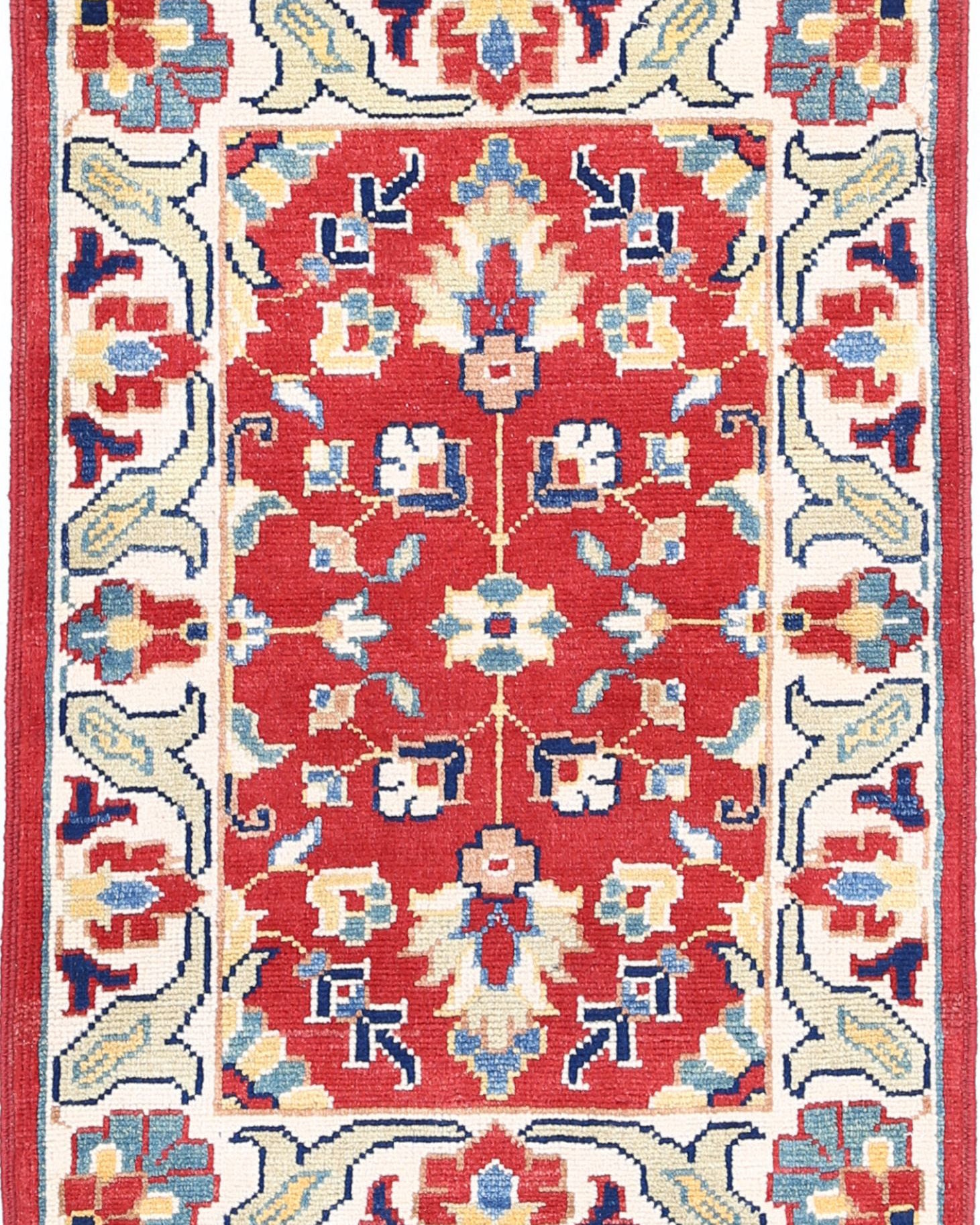 Alfombra de lana Ziegler Farhan Gul anudada a mano - 2'1'' x 2'10''