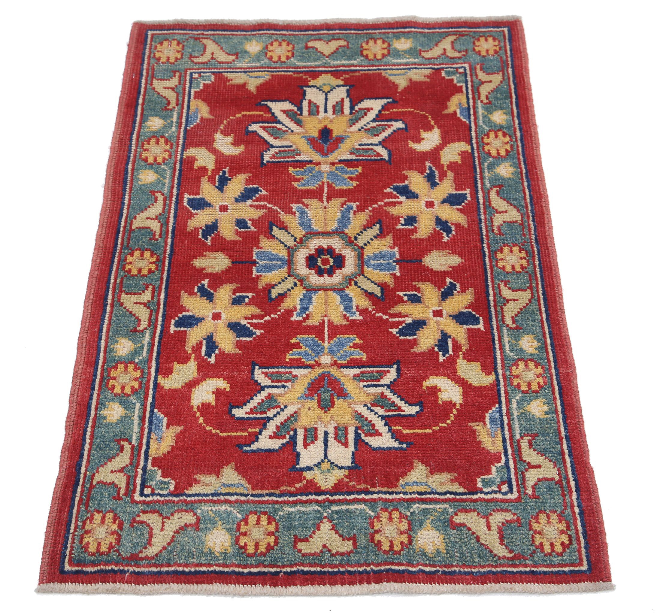 Alfombra de lana Ziegler Farhan Gul anudada a mano - 2'1'' x 3'0''