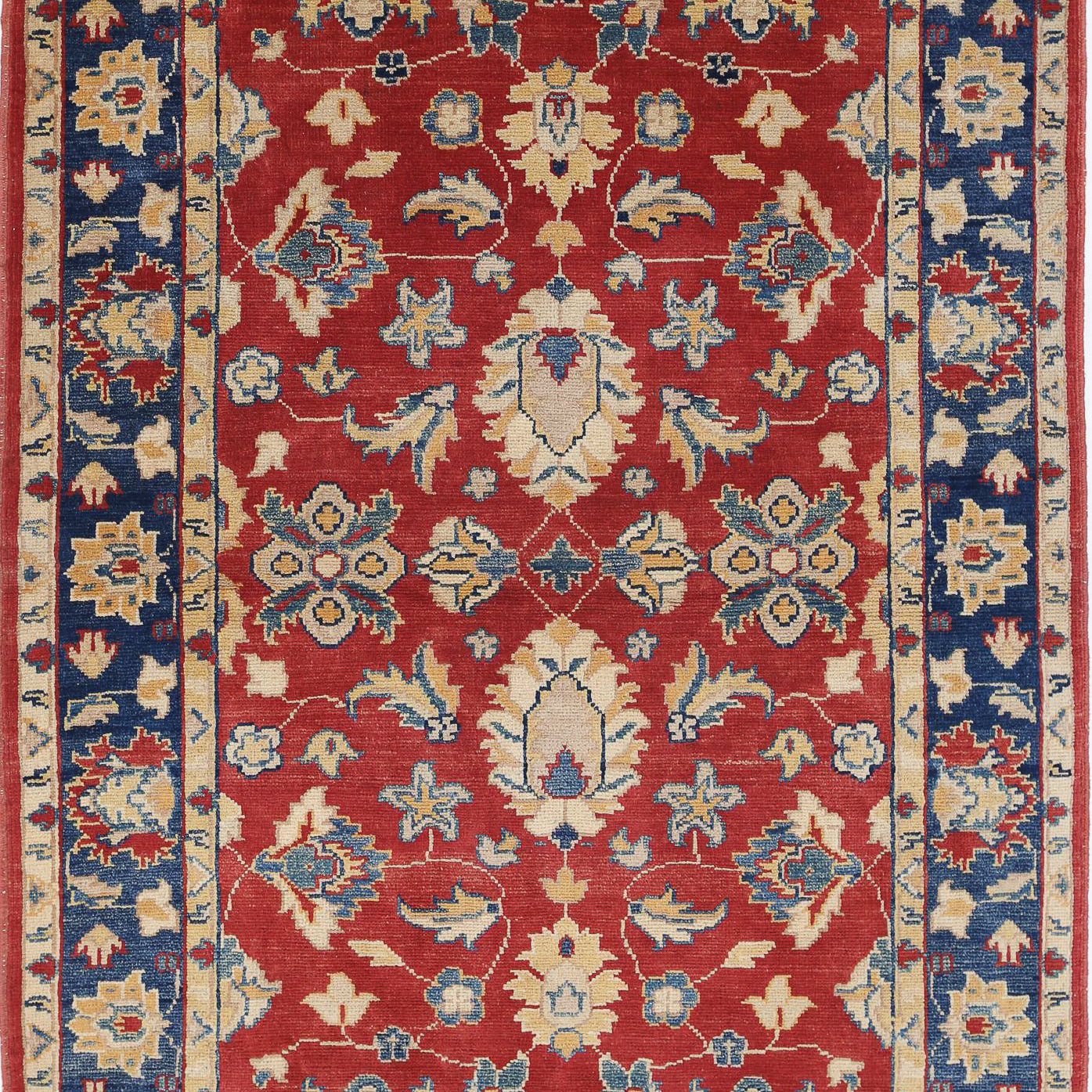 Hand Knotted Ziegler Farhan Gul Wool Rug - 3'11'' x 6'6''