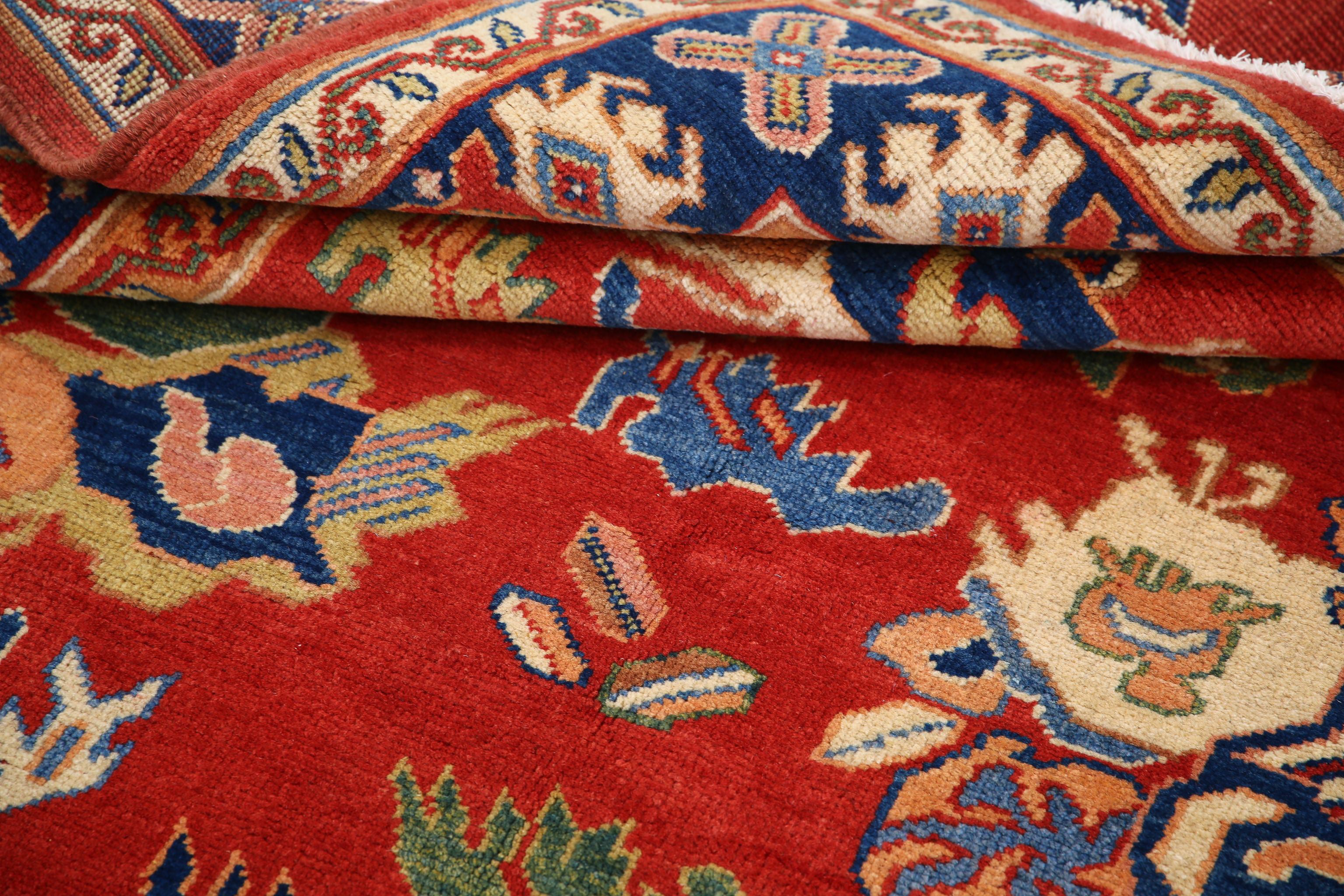 Hand Knotted Ziegler Farhan Gul Wool Rug - 5'0'' x 6'4''