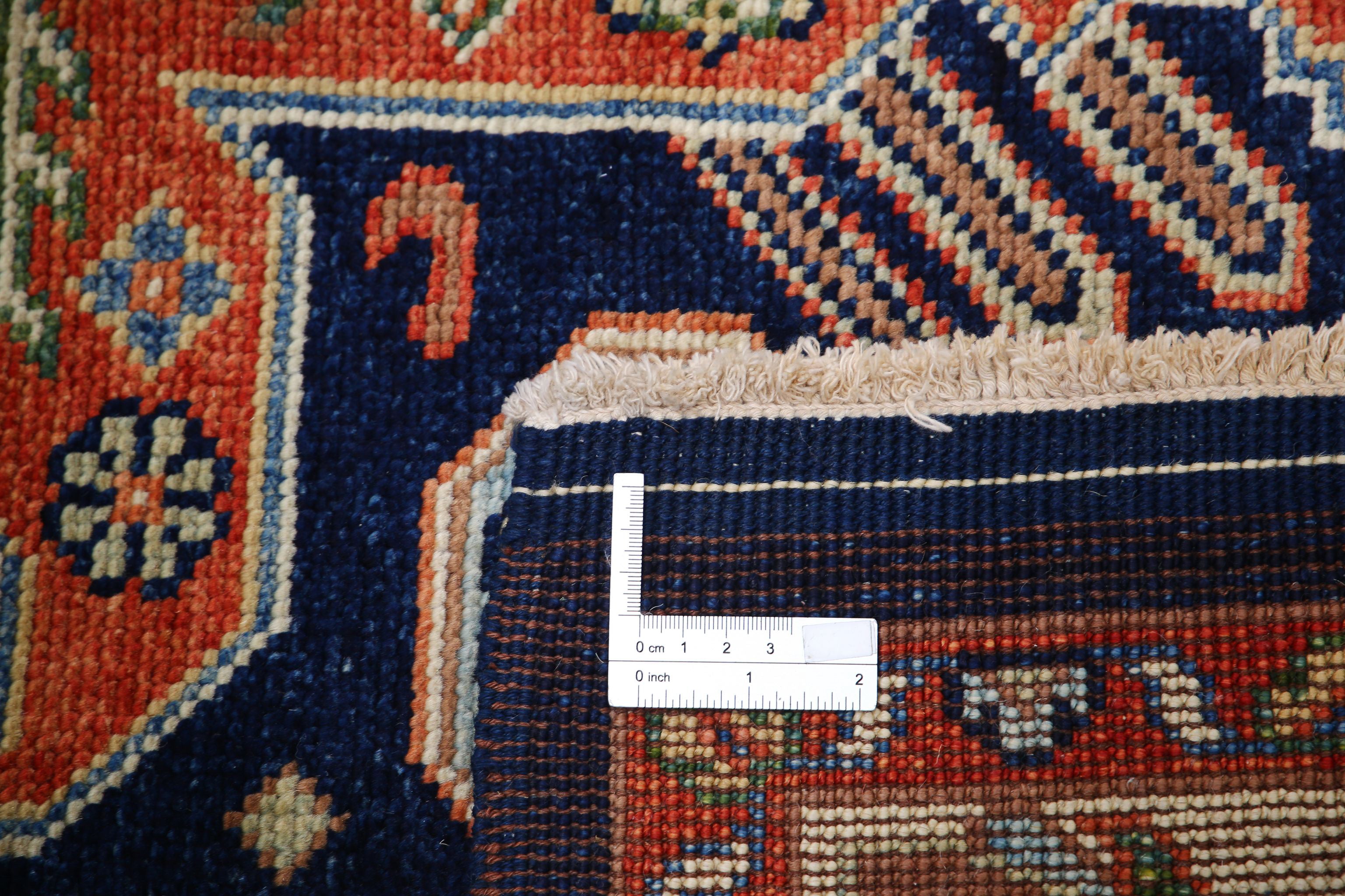 Hand Knotted Ziegler Farhan Gul Wool Rug - 4'2'' x 5'10''