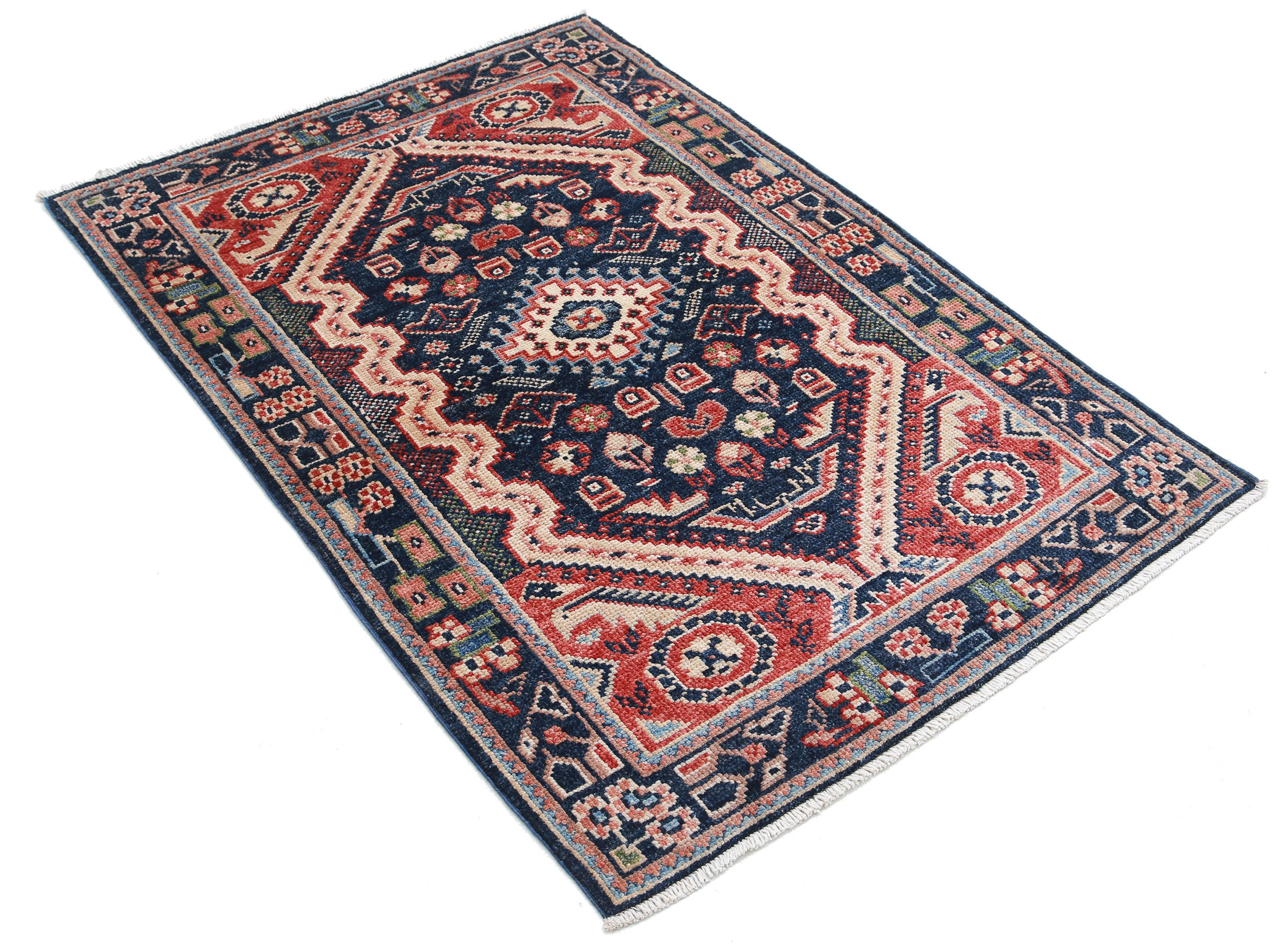 Hand Knotted Ziegler Farhan Gul Wool Rug - 3'3'' x 4'8''