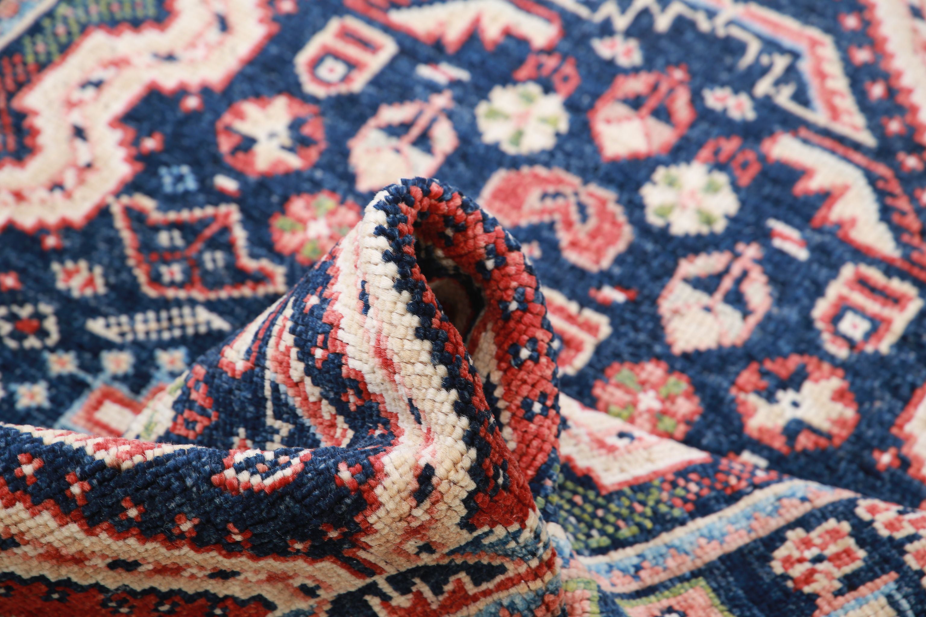 Hand Knotted Ziegler Farhan Gul Wool Rug - 3'3'' x 4'8''