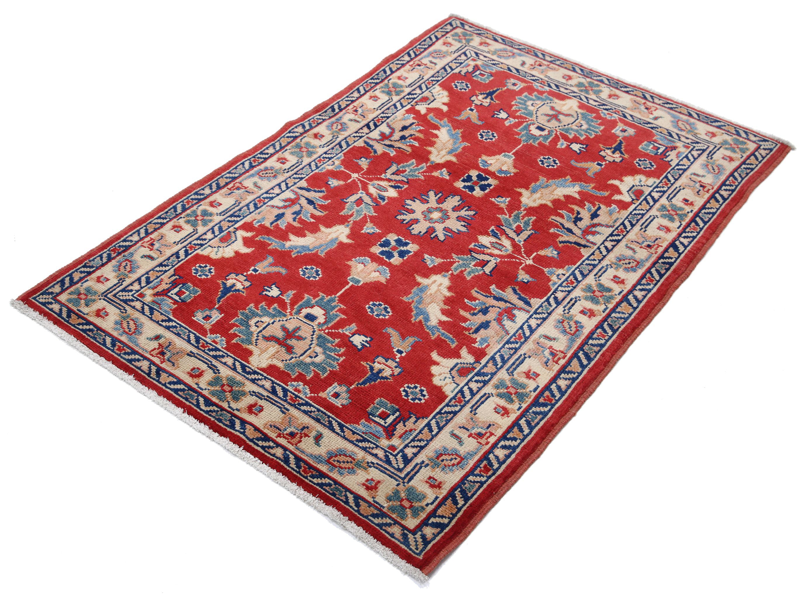 Hand Knotted Ziegler Farhan Gul Wool Rug - 3'1'' x 4'8''